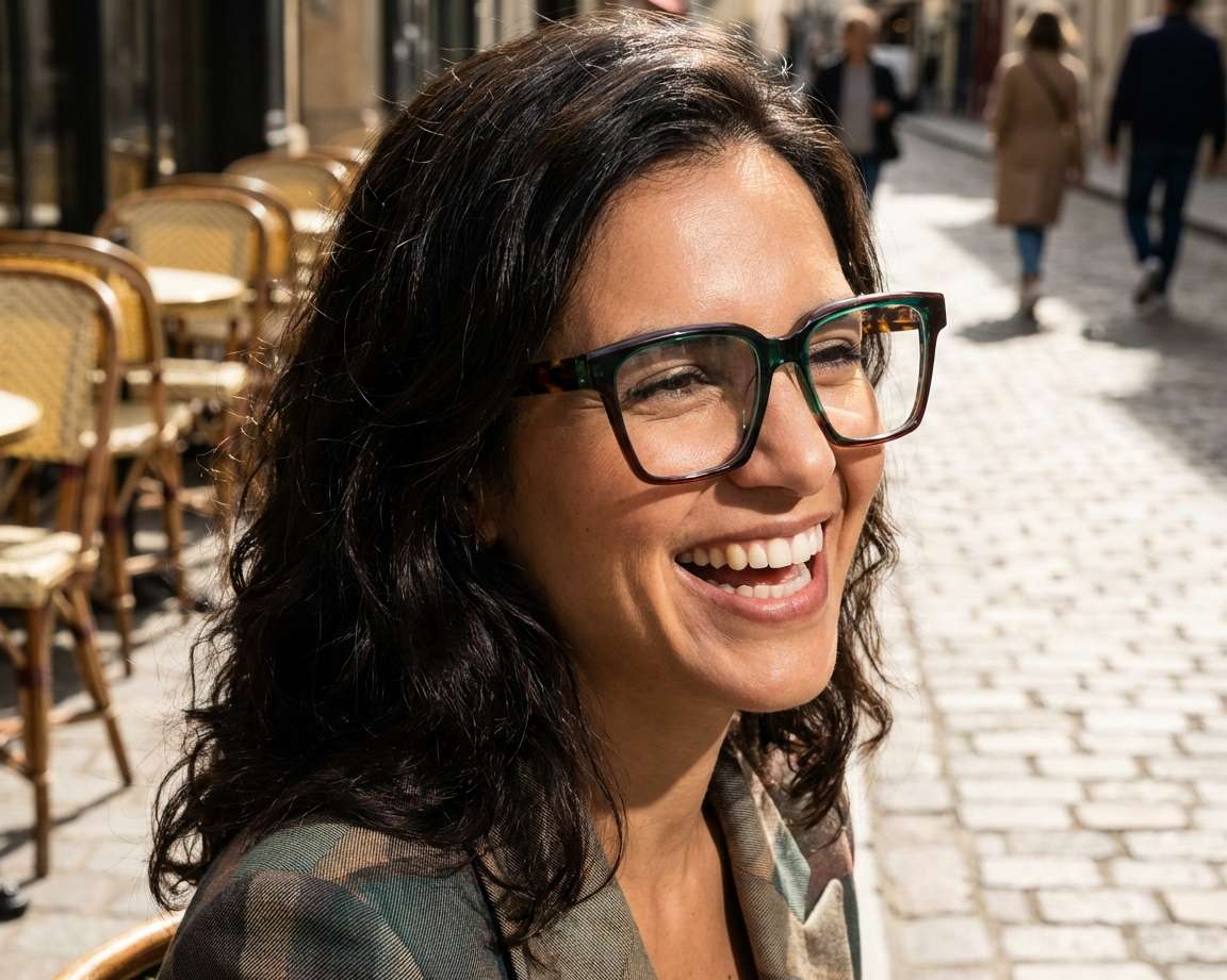 Etnia Barcelona MERYL GRBX 52-16 Vert Marron autre vue