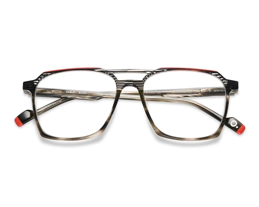 Etnia Barcelona PABLO BKOG 55-16 Black Orange vue 360 degr&eacute;s 2