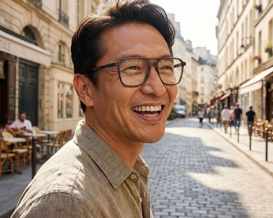 Etnia Barcelona PABLO BKOG 55-16 Black Orange vue 360 degr&eacute;s 6