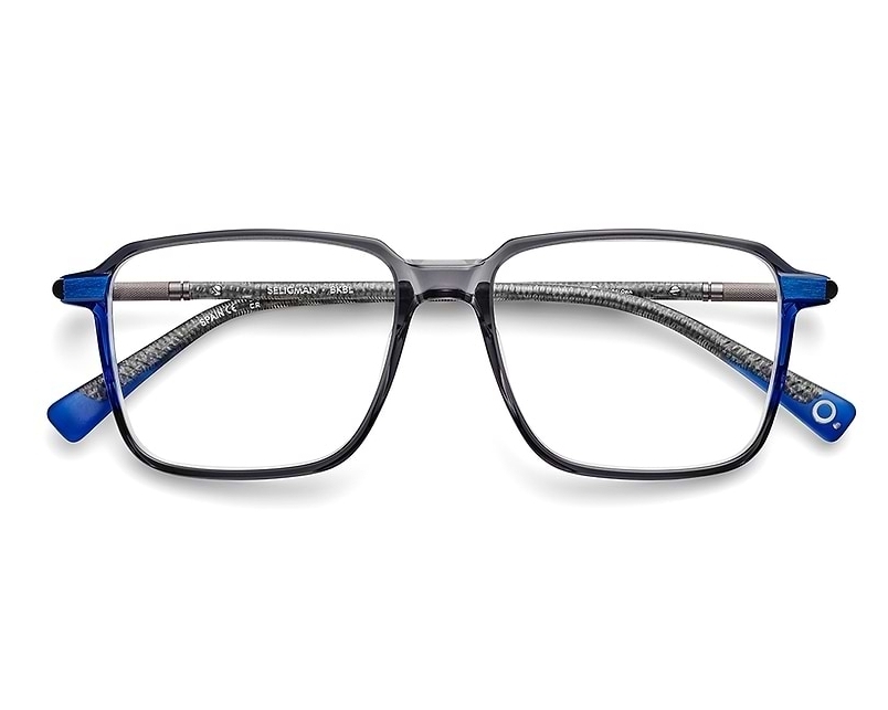 Etnia Barcelona SELIGMAN BKBL 53-16 Noir Bleu vue 360 degr&eacute;s 2