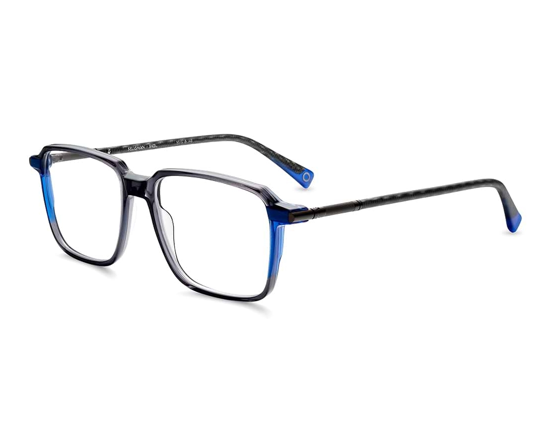 Etnia Barcelona SELIGMAN BKBL 53-16 Noir Bleu vue 360 degr&eacute;s 4