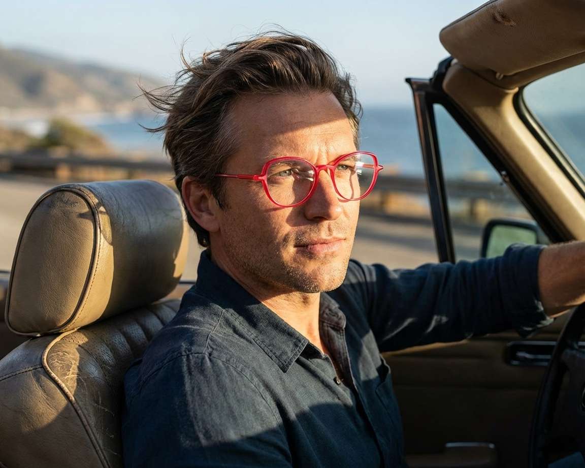 Etnia Barcelona ULTRALIGHT 4 FURD 52-17 Fuchsia Red autre vue