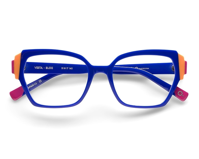Etnia Barcelona VESTA BLOG 51-17 Bleu Orange vue 360 degr&eacute;s 2