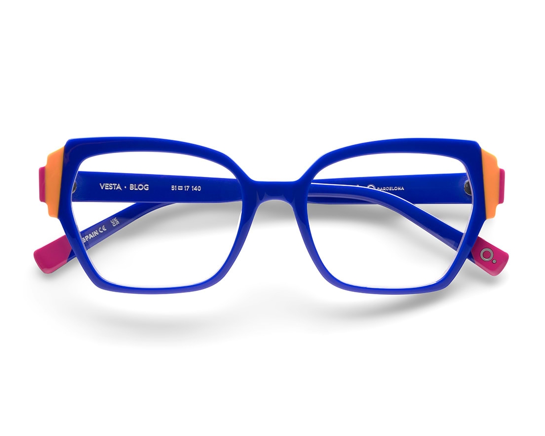 Etnia Barcelona VESTA BLOG 51-17 Bleu Orange vue 360 degr&eacute;s 5