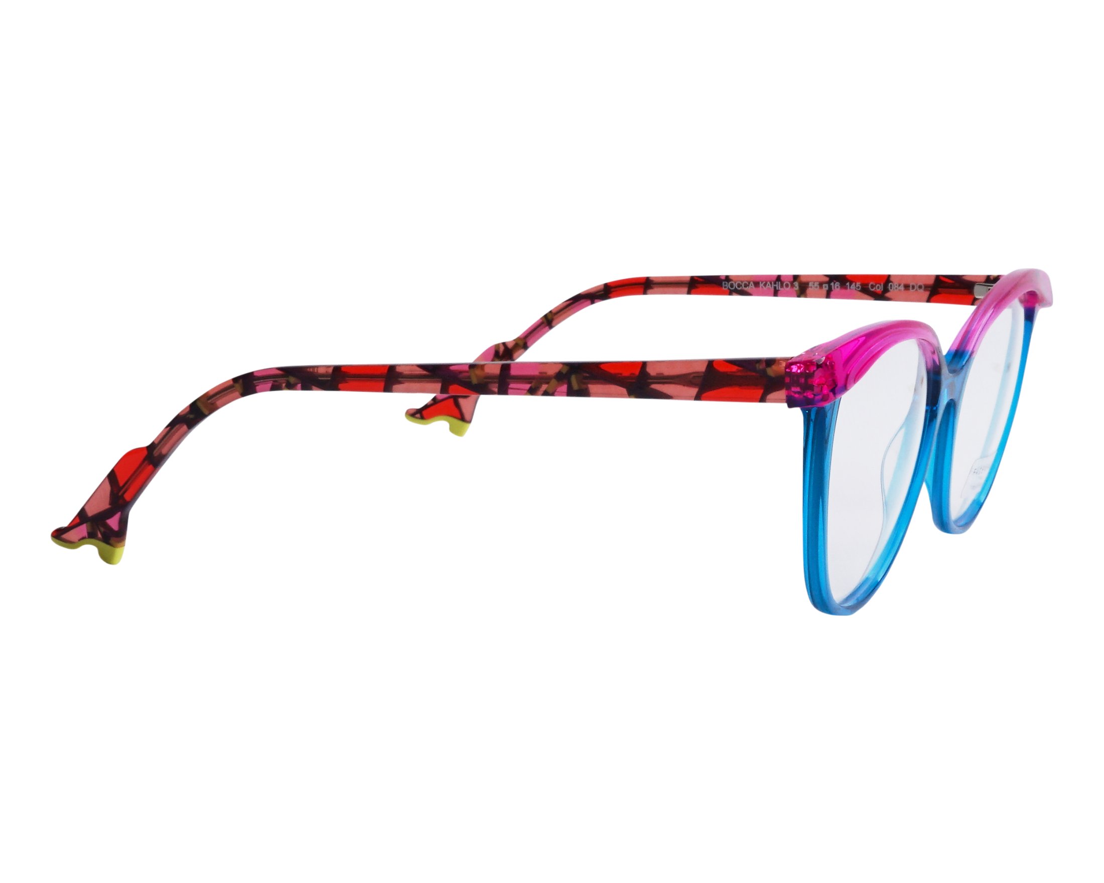 Face a Face BOCCA-KAHL-3 084 55-16 Fuchsia Bleu vue de c&ocirc;t&eacute;
