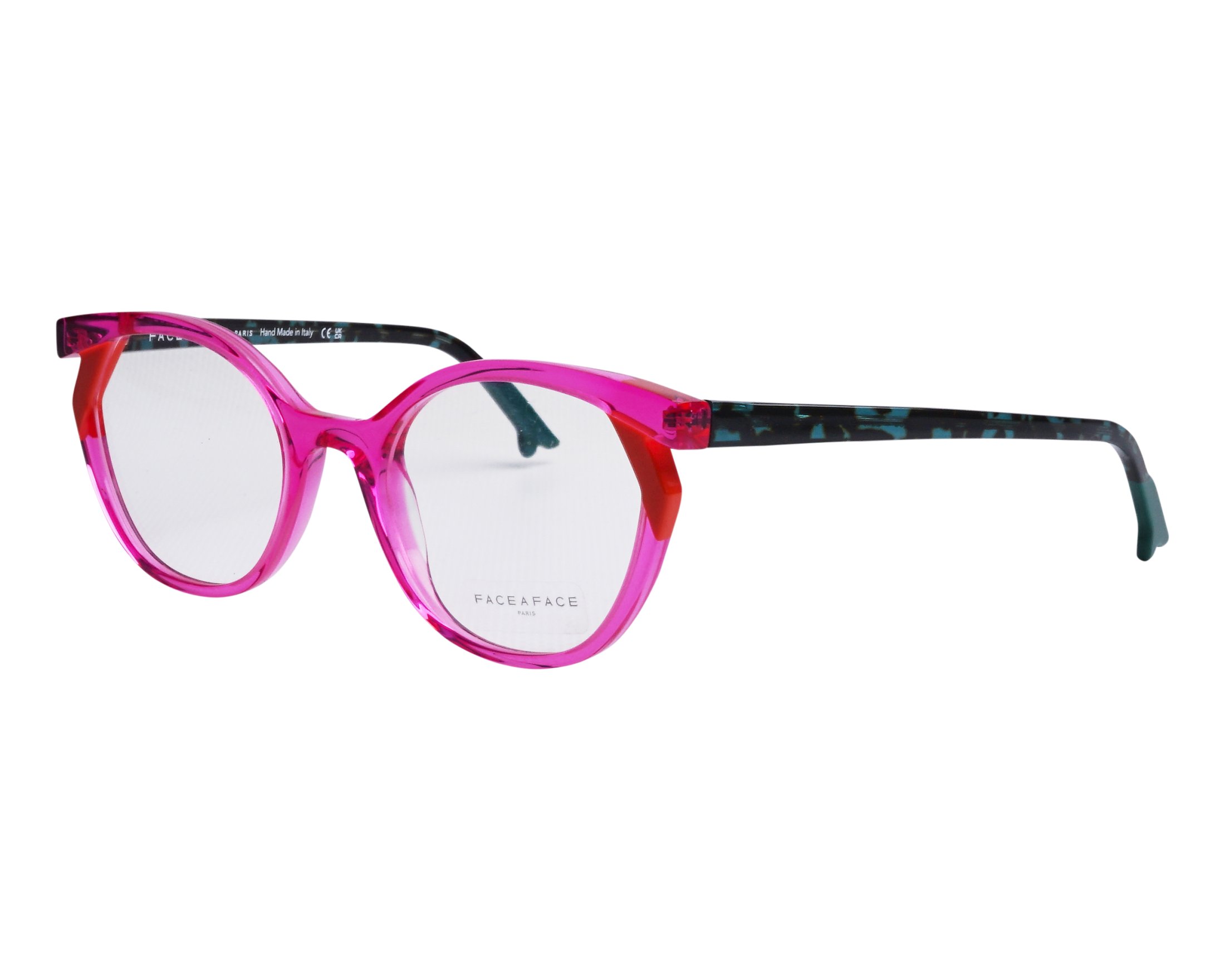 Face a Face BOCCA-KUMA-1 084 50-20 Fuchsia Vert vue de profil
