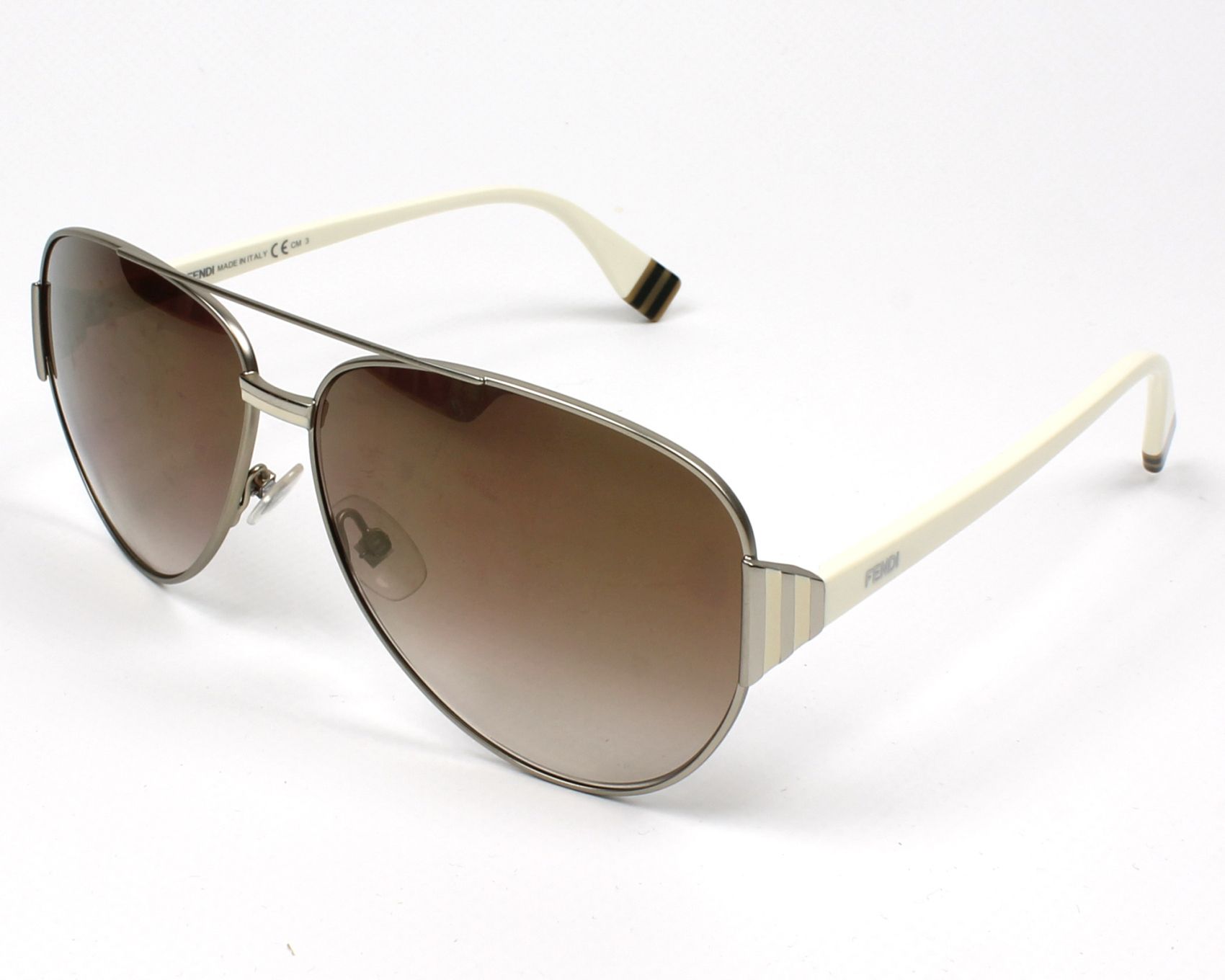 Fendi Black Sunglasses Temple Arm FF 0018/S Fendi FF 53mm Squared Oval Sunglasses | Neiman Marcus main image 2