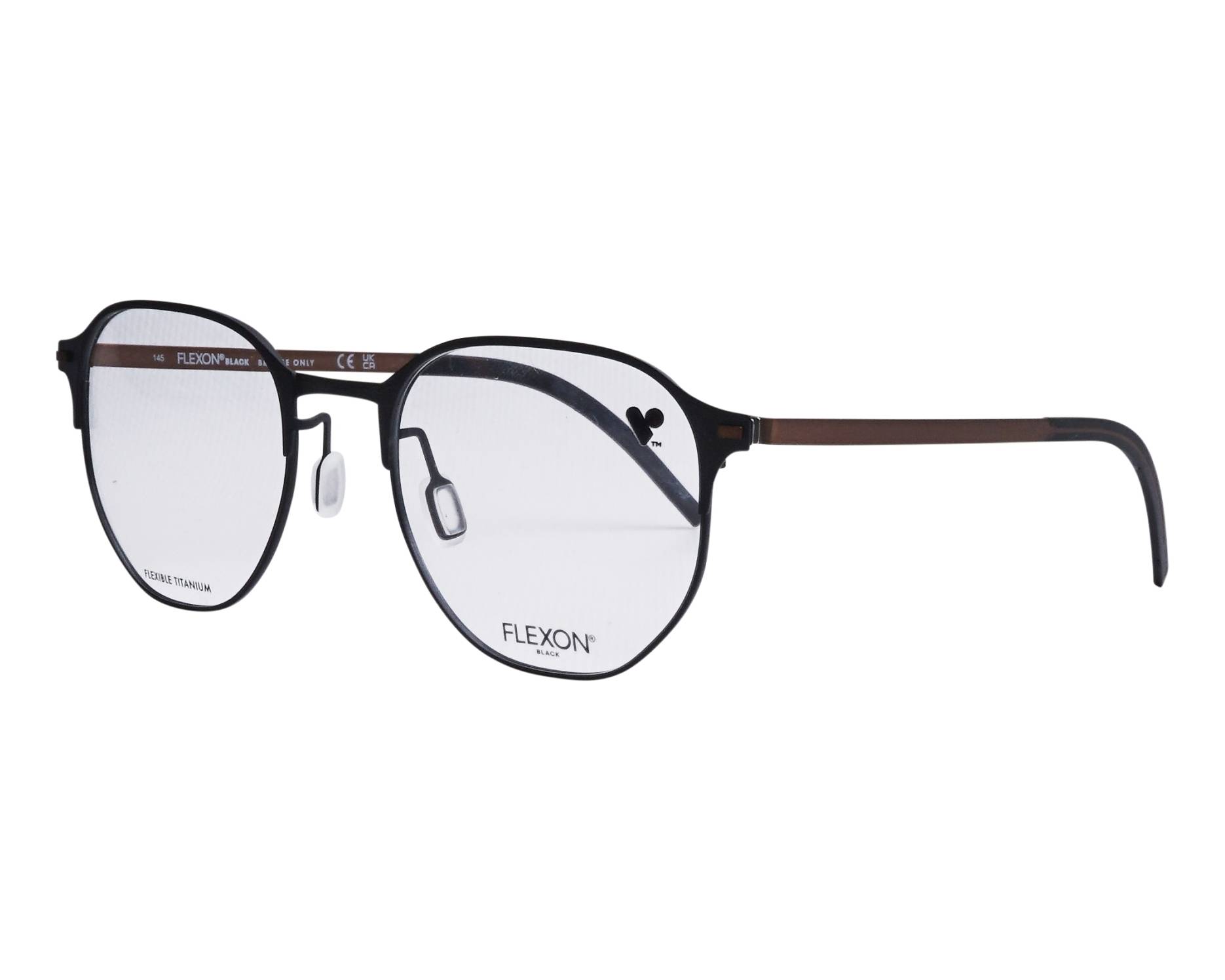 Flexon B-2032 002 52-20 Noir Bronze vue 360 degr&eacute;s 1