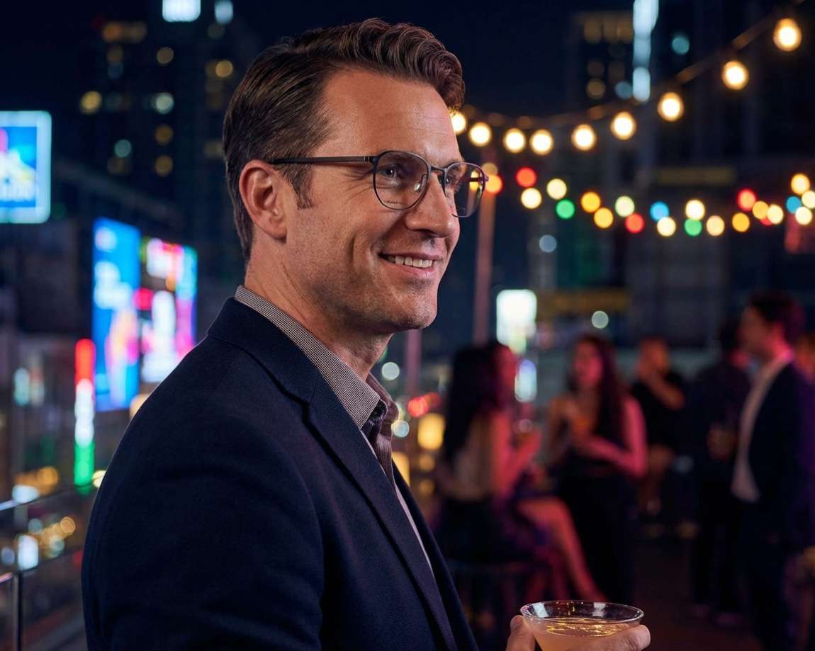 Flexon B-2032 002 52-20 Noir Bronze vue 360 degr&eacute;s 4