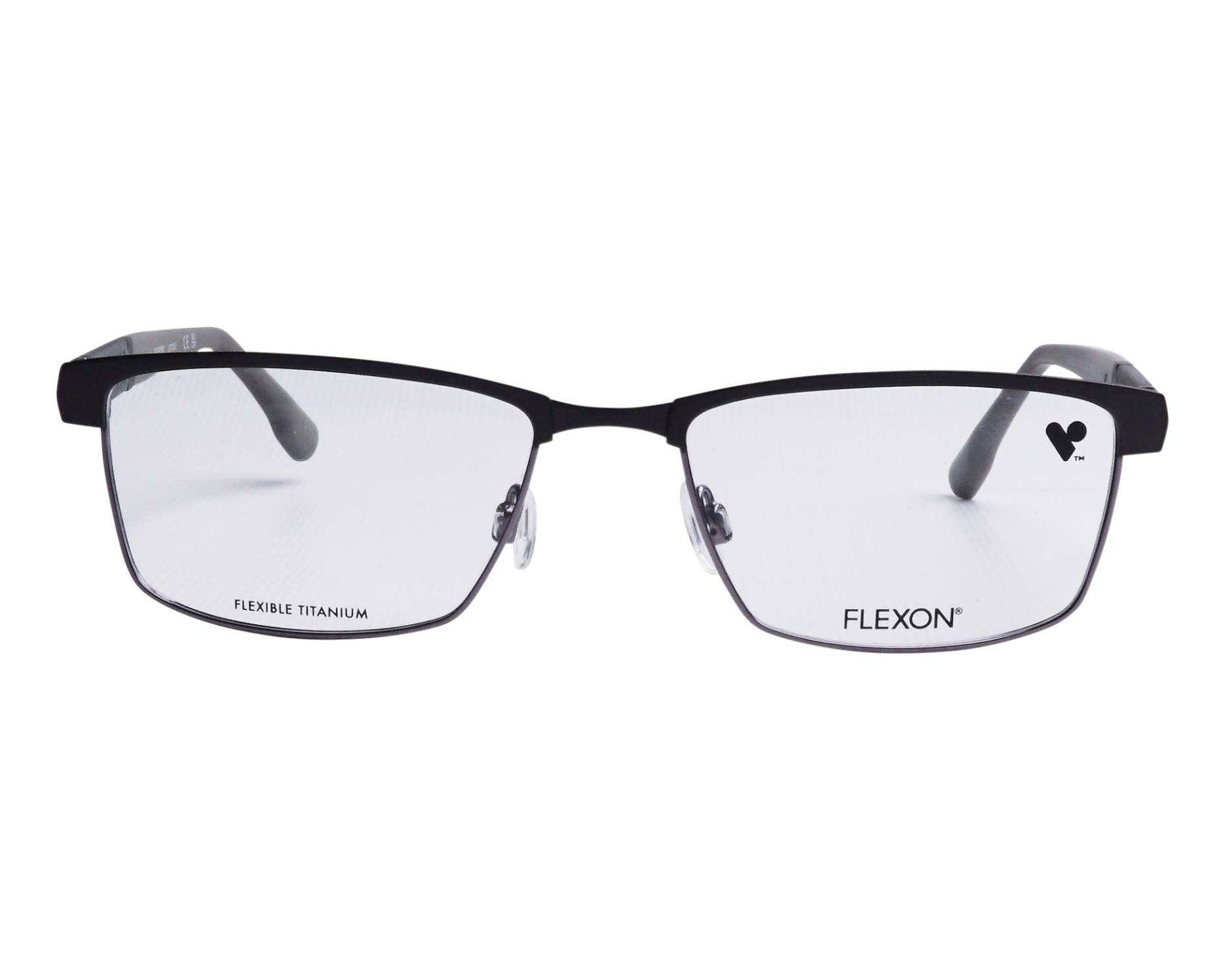 Flexon E1110 033 55-18 Noir Gunmetal vue 360 degr&eacute;s 2