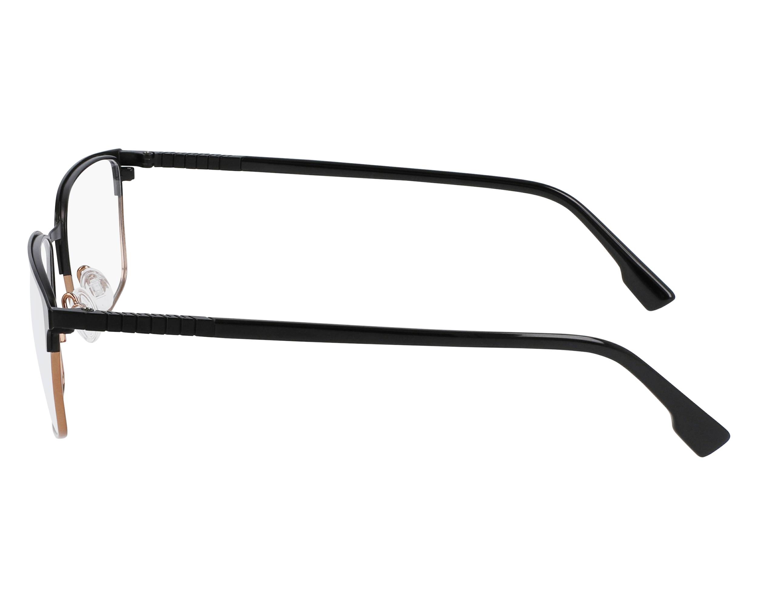 Flexon E1128 002 54-19 Black Gold vue 360 degr&eacute;s 4