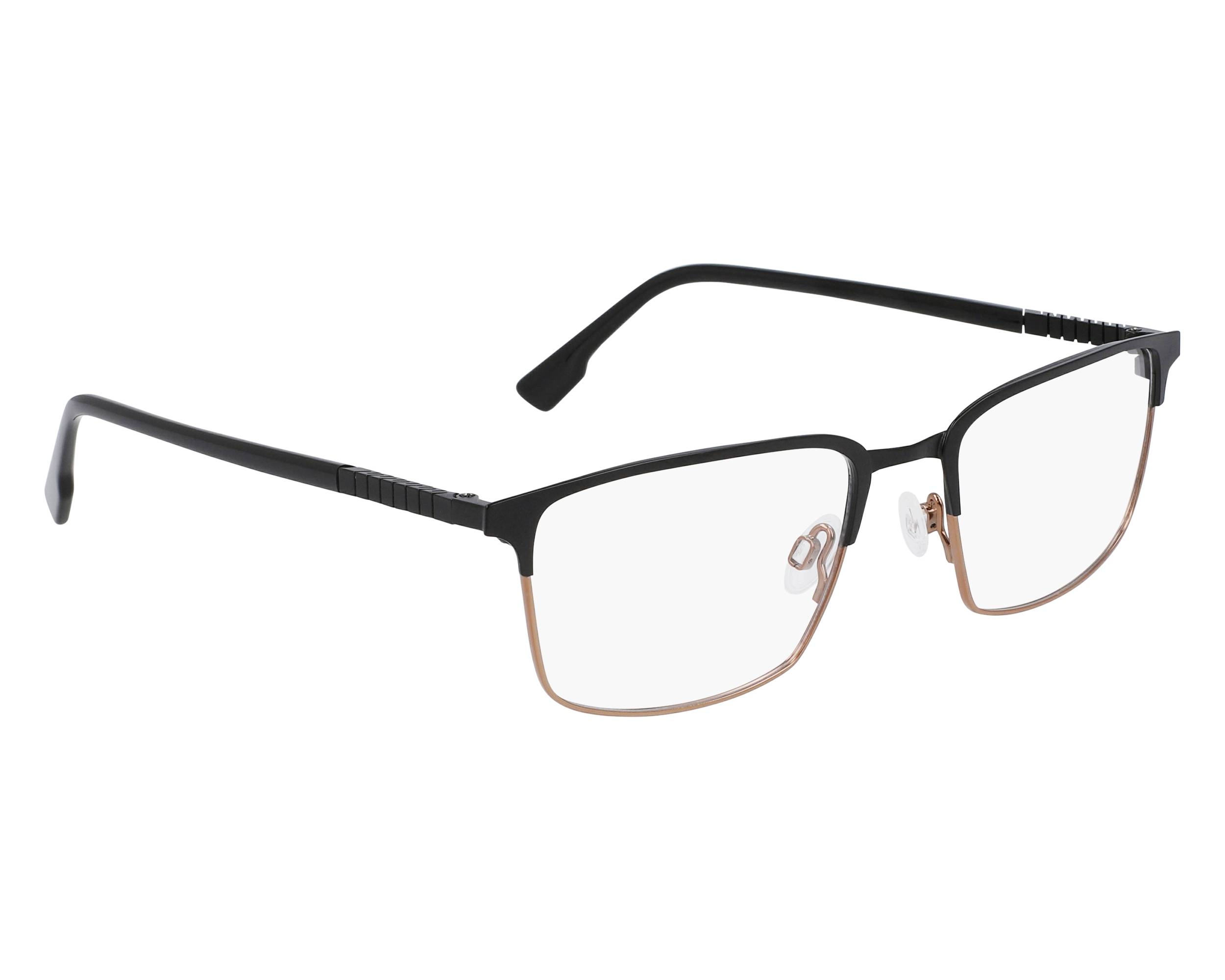 Flexon E1128 002 54-19 Black Gold vue 360 degr&eacute;s 5