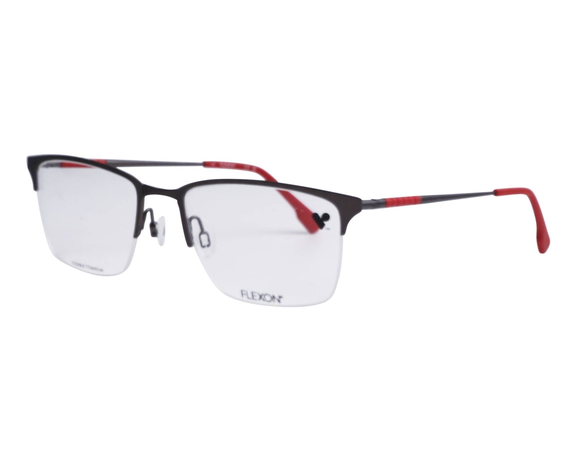 Flexon E1130 072 55-20 Gris Rouge vue 360 degr&eacute;s 1