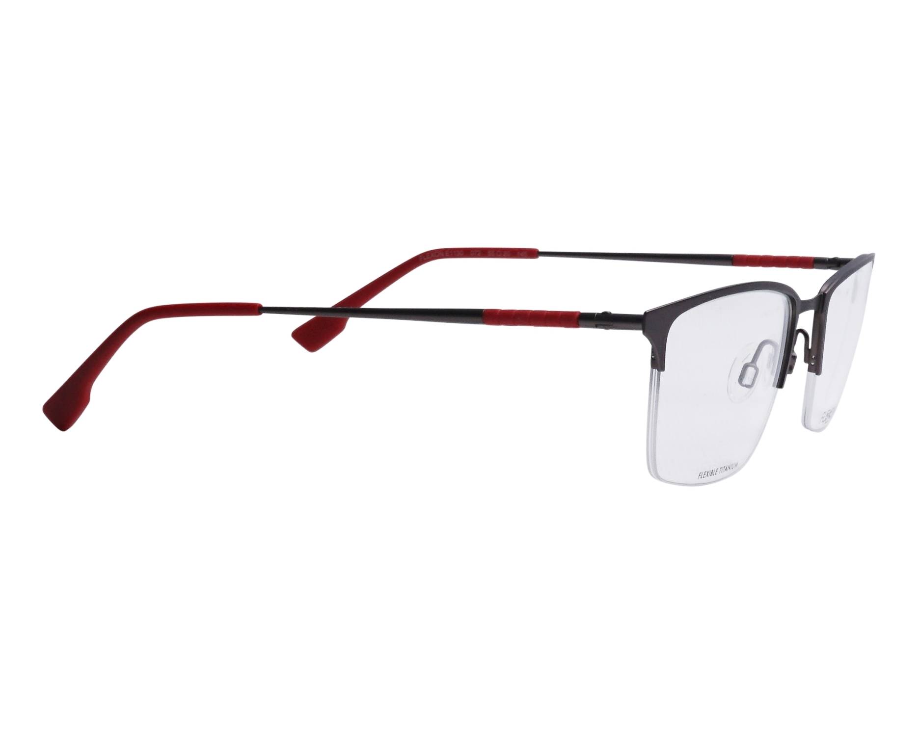 Flexon E1130 072 55-20 Gris Rouge vue 360 degr&eacute;s 3