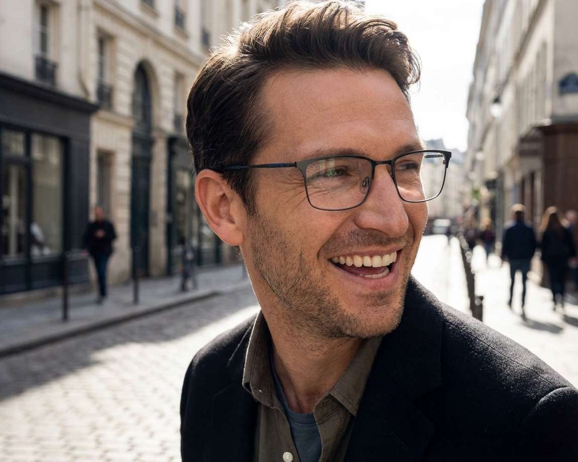 Flexon E1132 072 54-18 Gunmetal Bleu autre vue