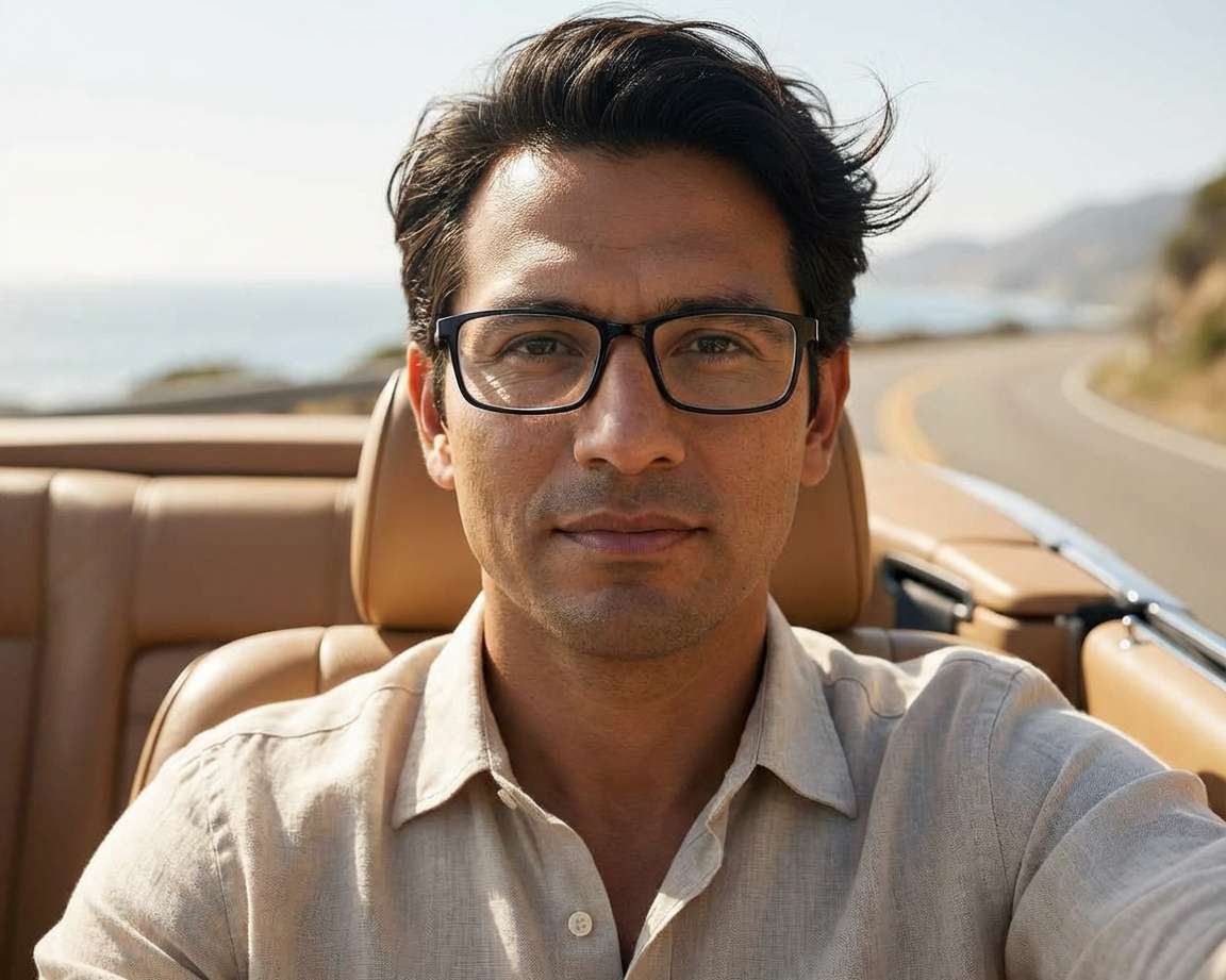 Flexon EP8008 001 55-19 Noir Gunmetal vue 360 degr&eacute;s 10