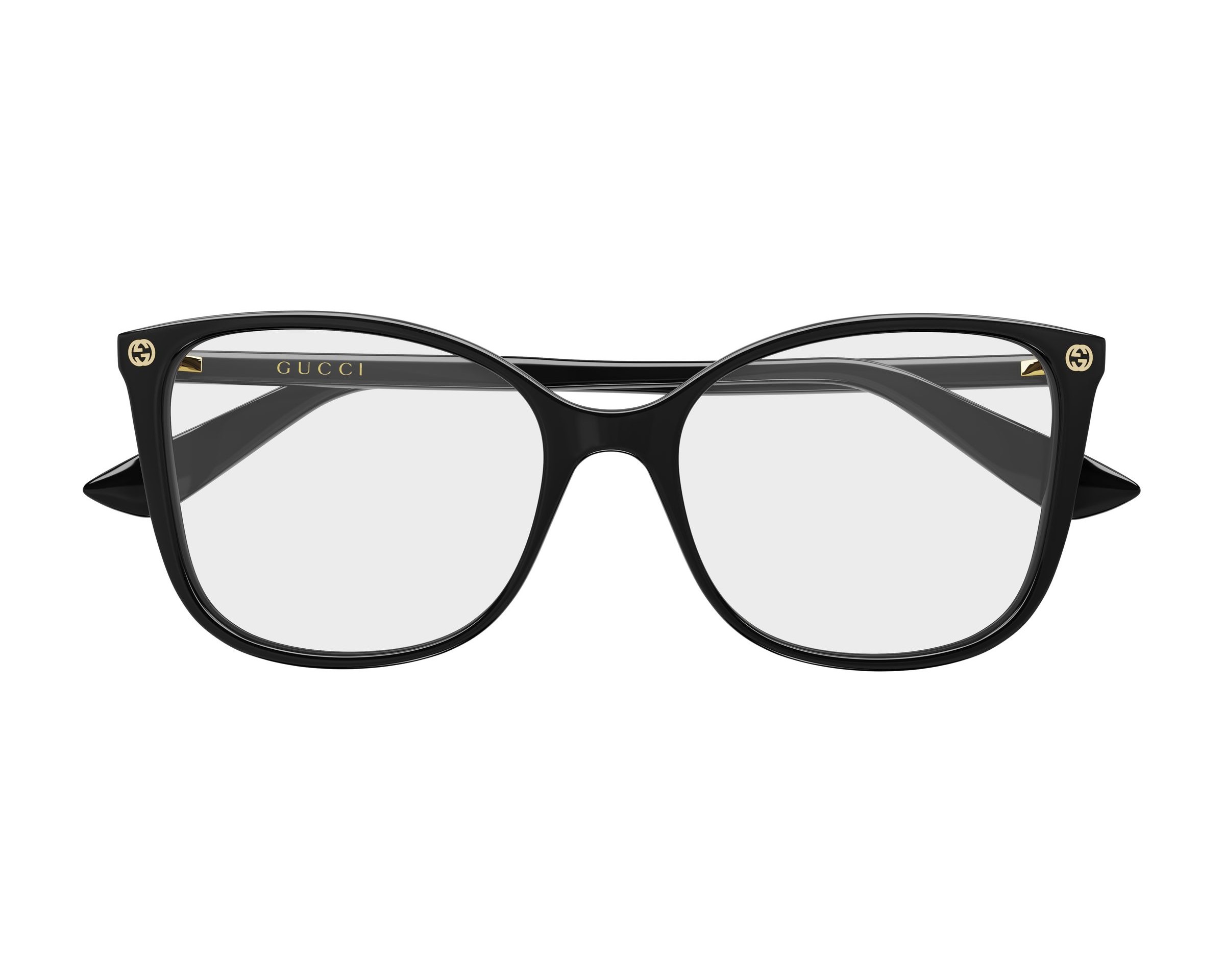 Gucci GG0026O 008 55-17 Noir  vue de face