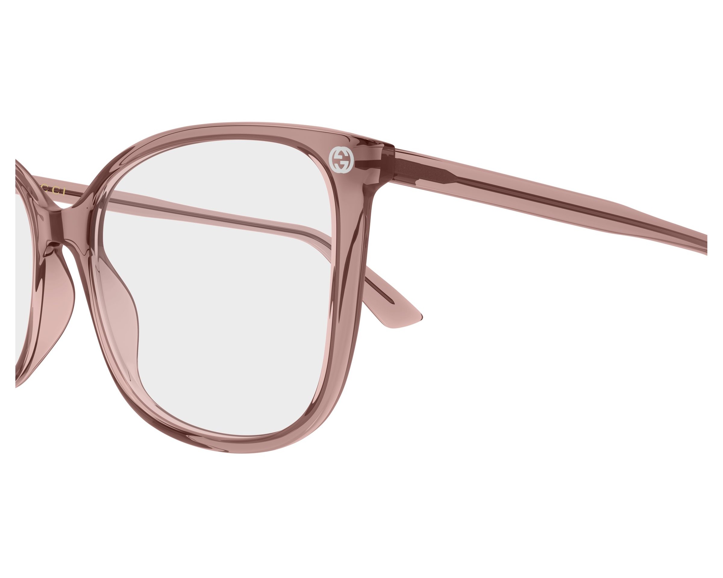 Gucci GG0026O 029 53-17 Rose  vue de c&ocirc;t&eacute;