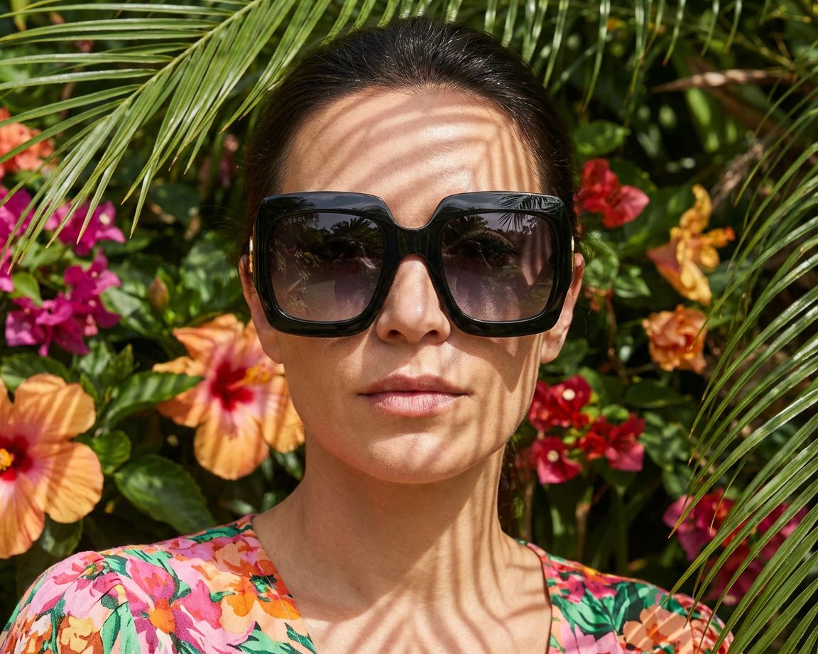 Gucci GG0053SN 001 54-25 Black  vue de c&ocirc;t&eacute;