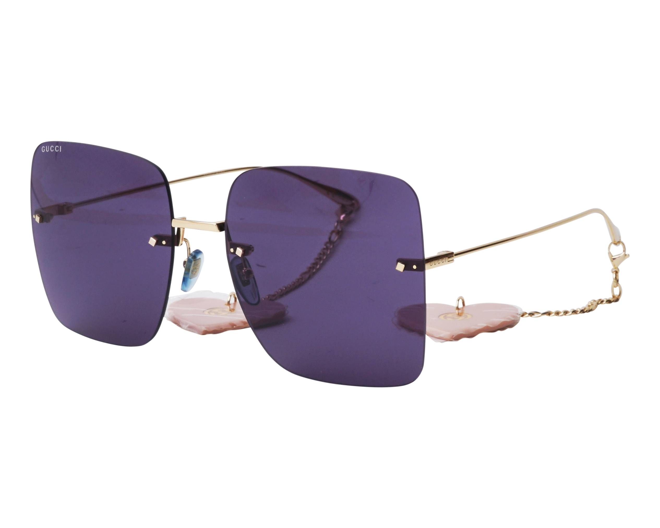 Gucci GG1147S 004 62-19 Or  vue de profil