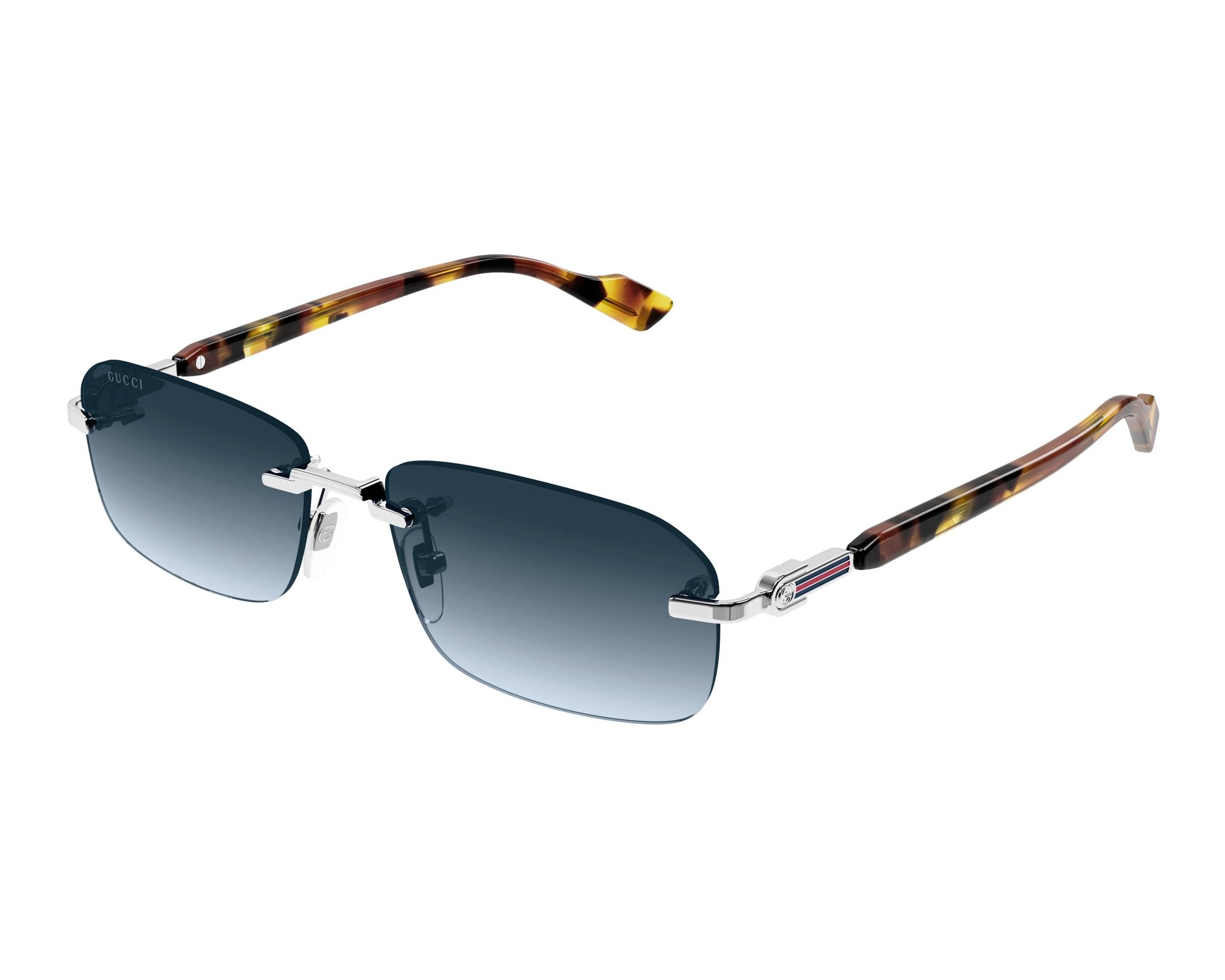 Gucci GG1221S 007 56-16 Silver  vue de profil