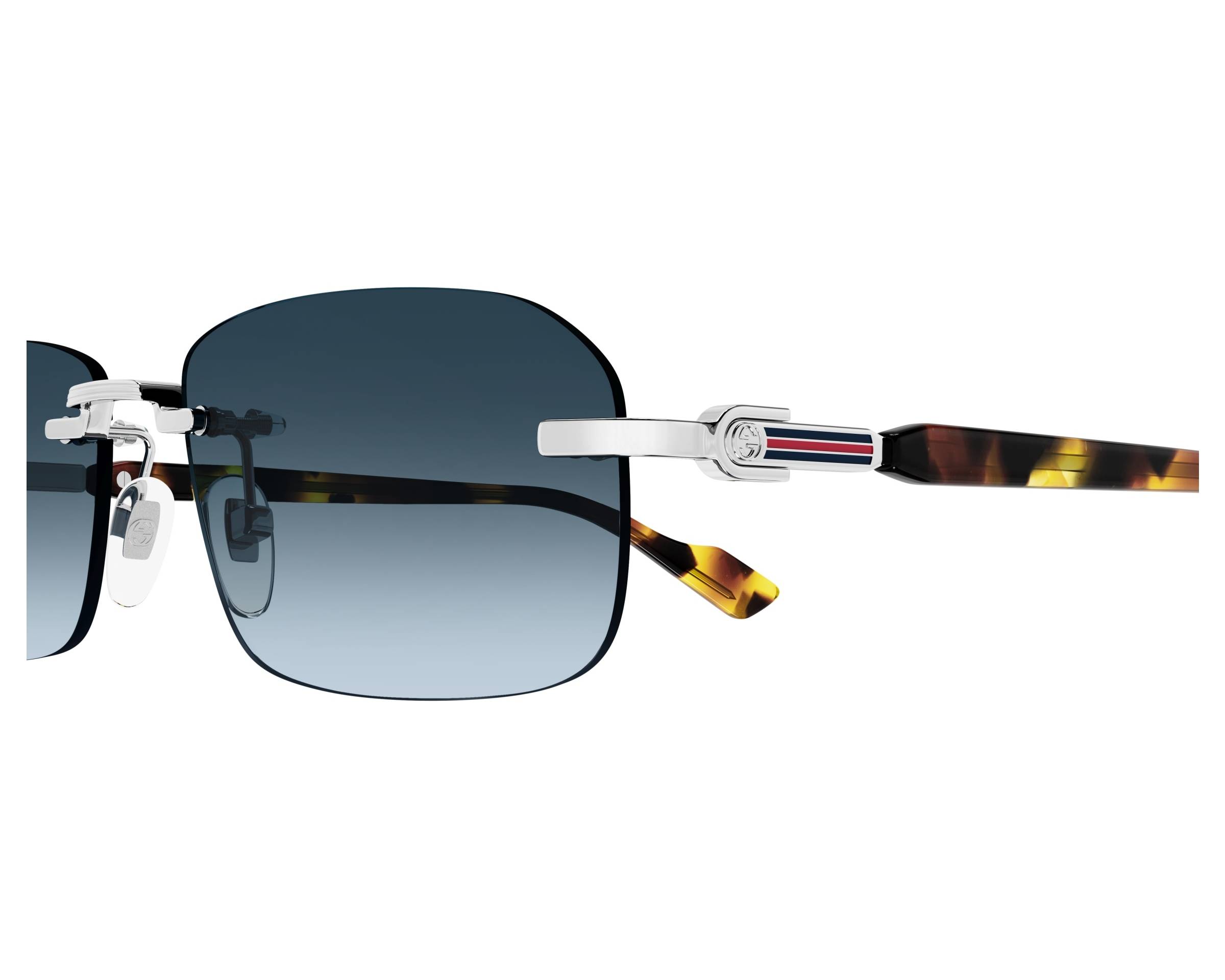 Gucci GG1221S 007 56-16 Silver  vue de c&ocirc;t&eacute;