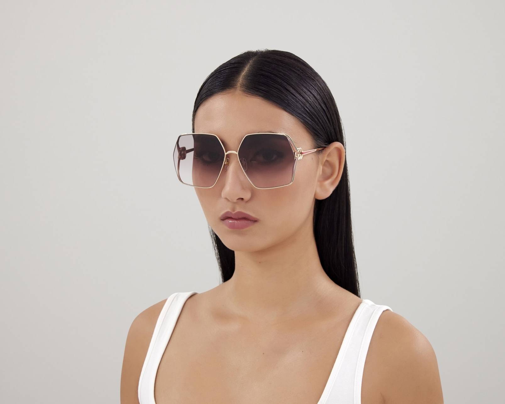 Gucci GG1322SA 003 64-16 Or  vue de face