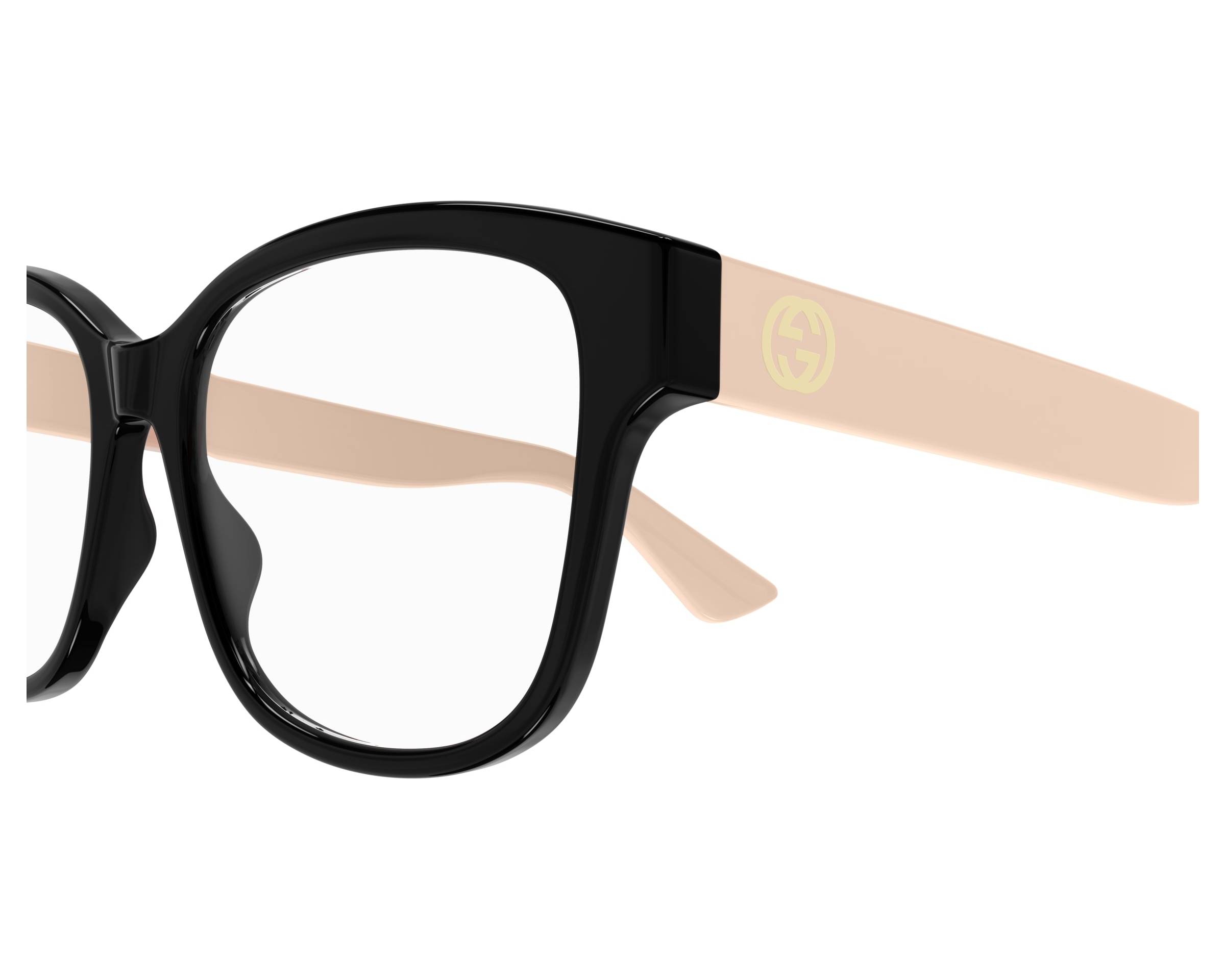 Gucci GG1340O 007 54-17 Negra  vue de c&ocirc;t&eacute;