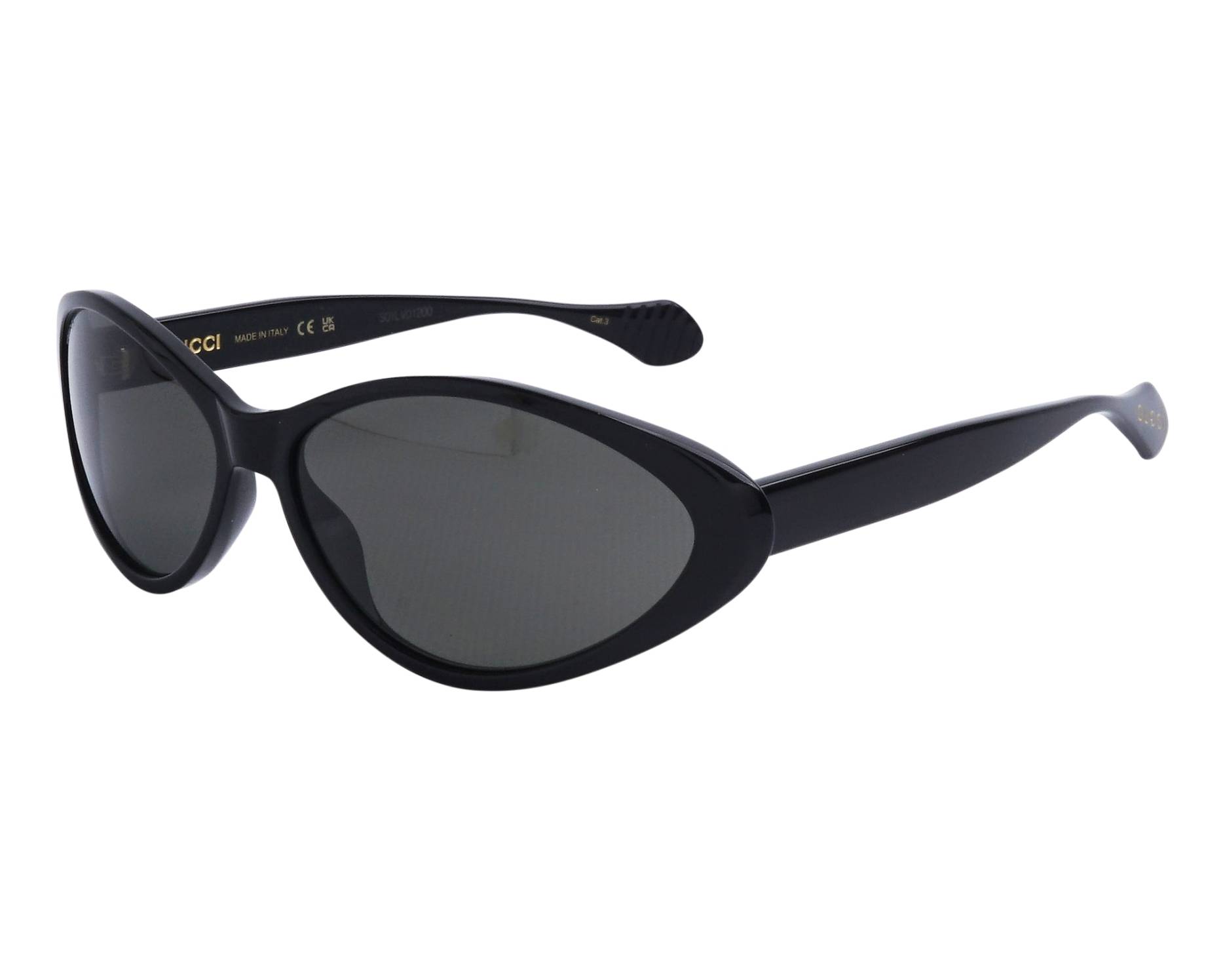 Gucci GG1377S 001 Sunglasses Shiny Ivory Cat Eye Frame, Green Lenses 51DFRSb72gL._AC_UY1000_.jpg main image 2