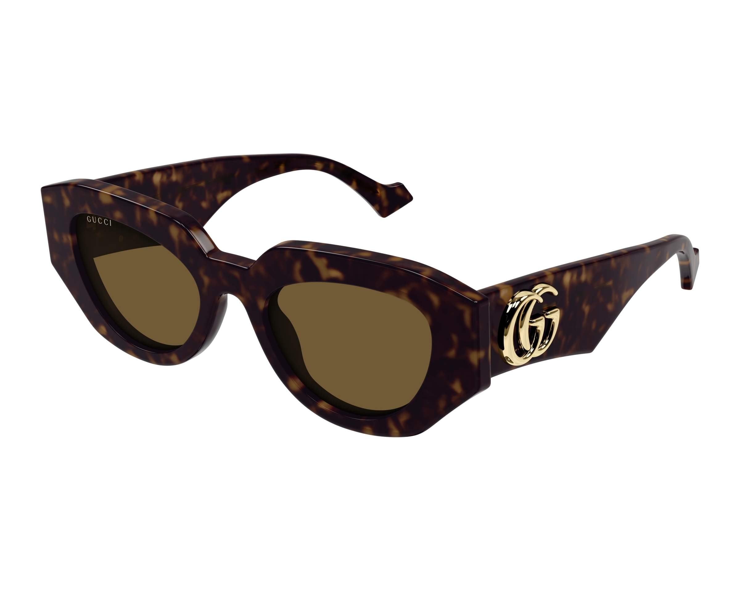 Gucci Y2K buckle sunglasses Gucci GG2653 Golden Rimless Wrap Sunglasses W Grey Fade  main image 2