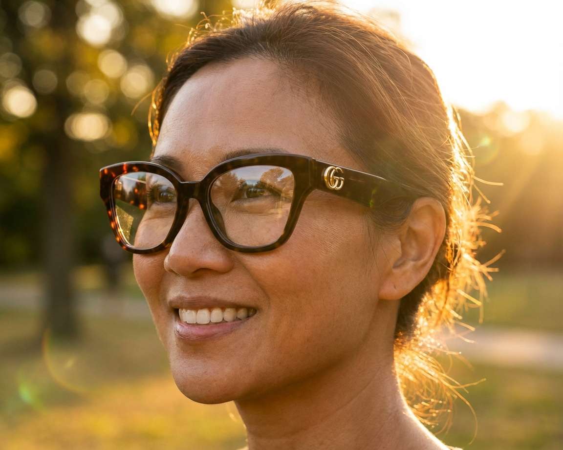 Gucci GG1424O 006 54-18 Havane  autre vue