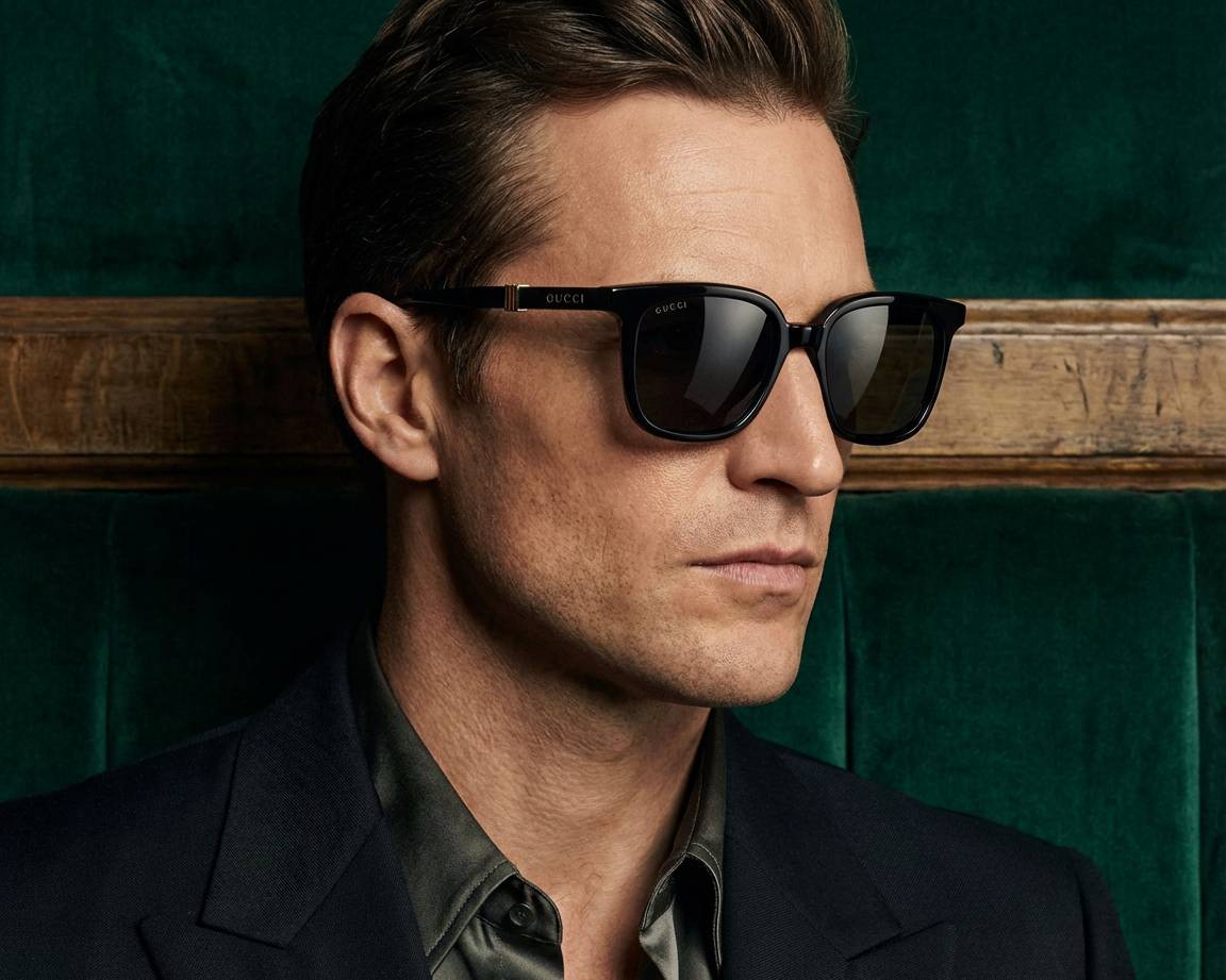 Gucci GG1493S 001 54-18 Noir  vue 360 degr&eacute;s 5