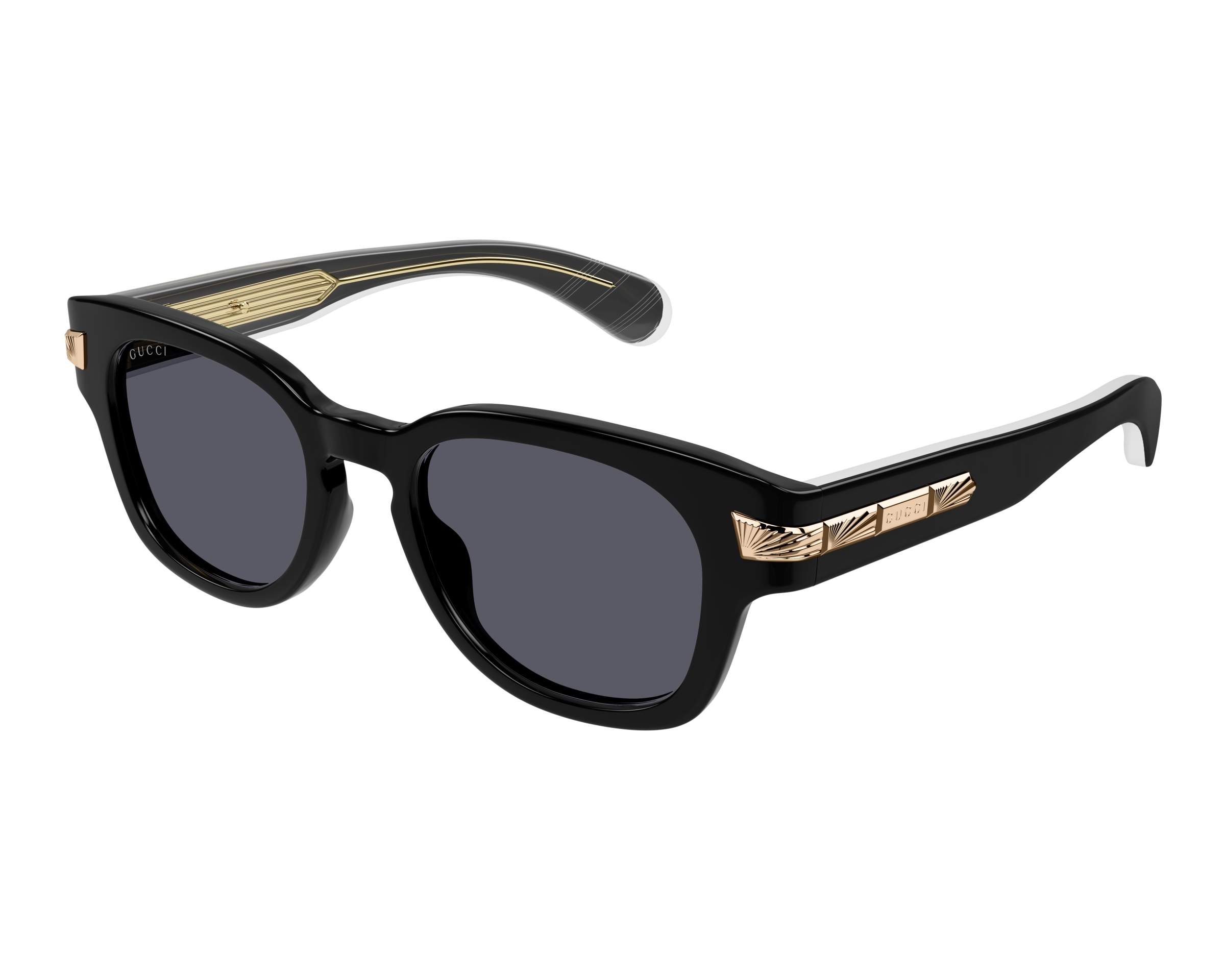 Gucci GG1518S 001 51-20 Noir  vue de profil