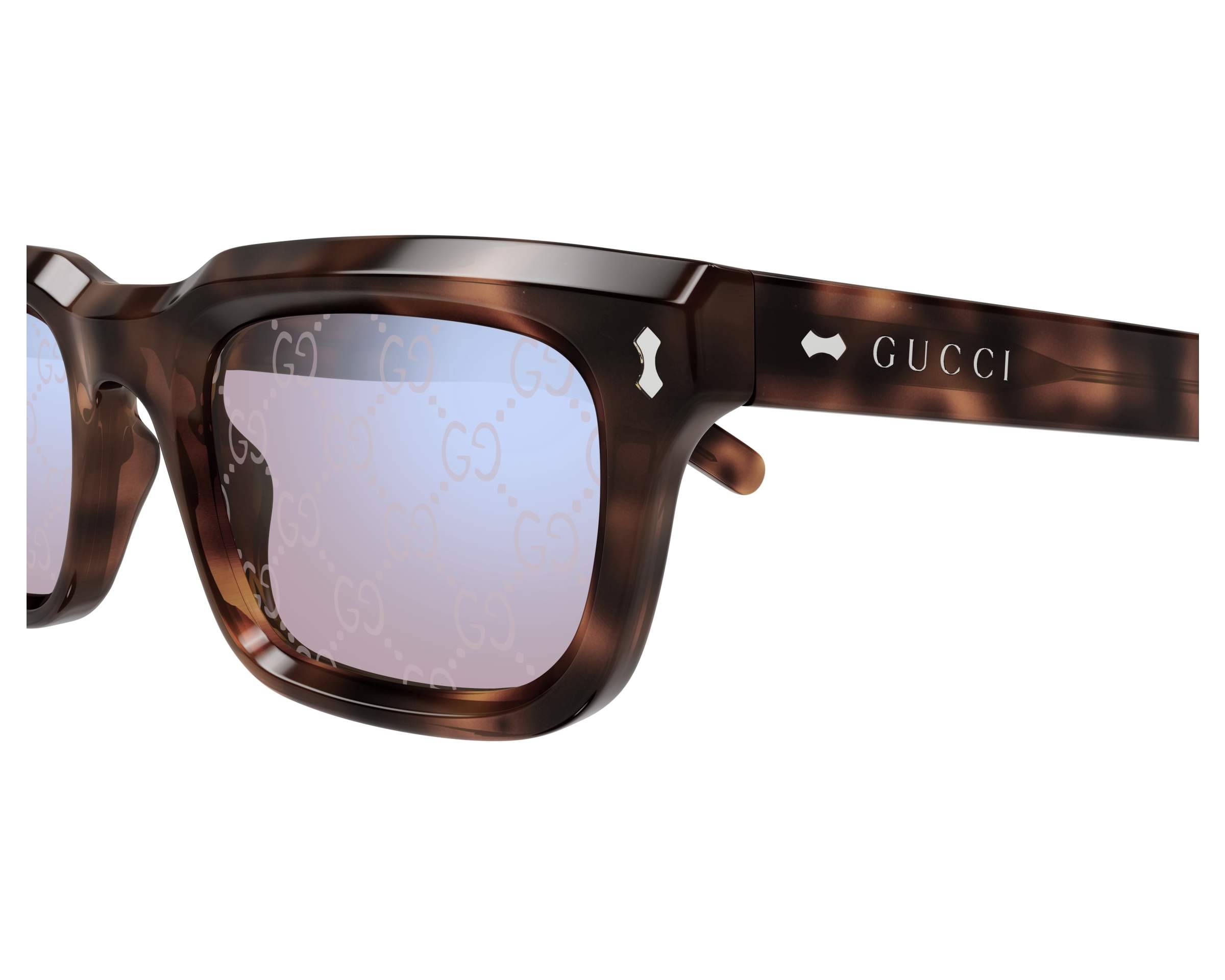 Gucci GG1524S 005 51-22 Havane  vue de c&ocirc;t&eacute;