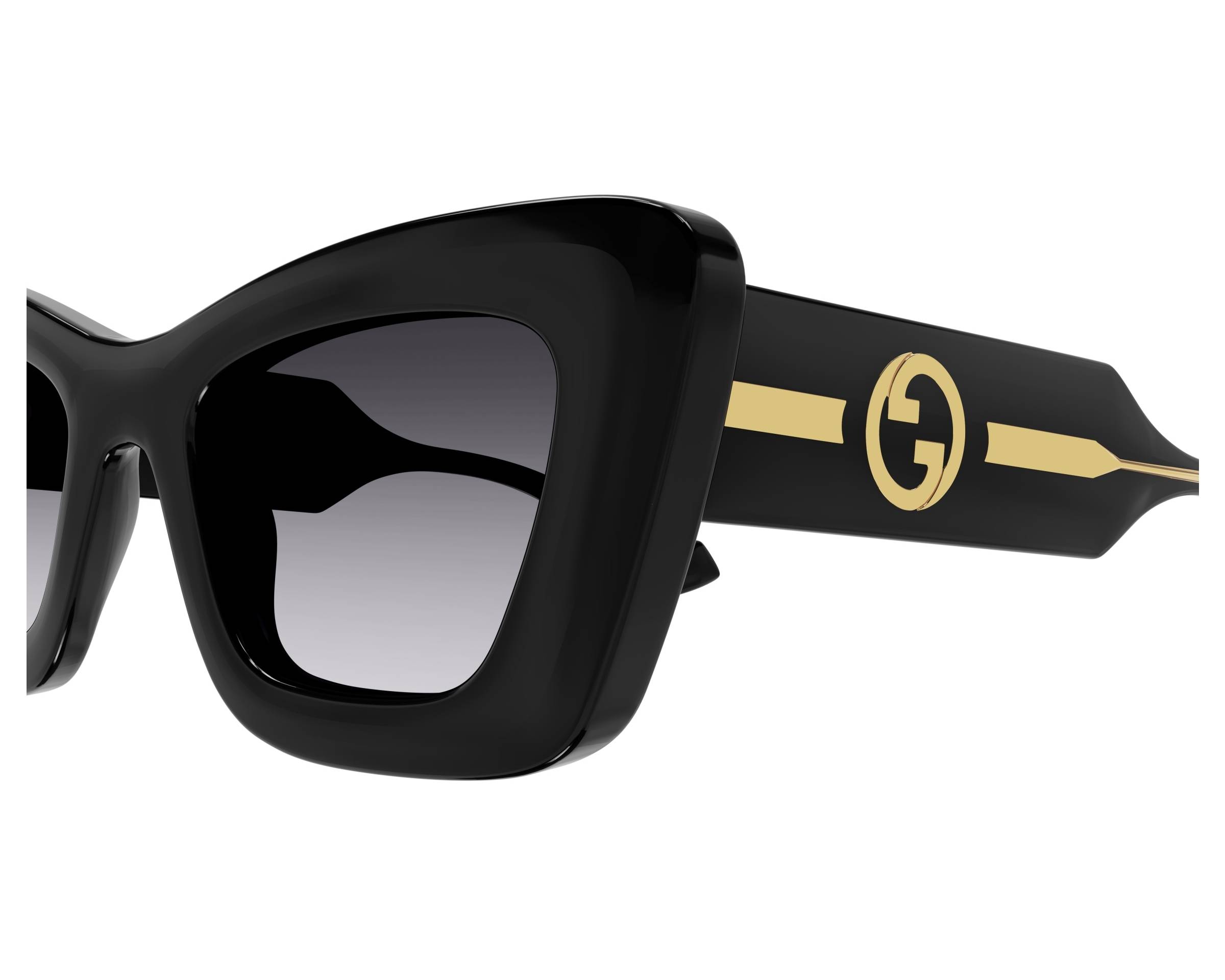 Gucci GG1552S 001 - Noir  vue de c&ocirc;t&eacute;