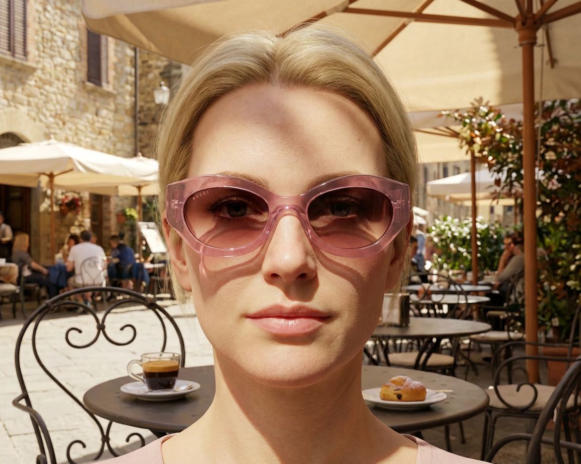 Gucci GG1553S 003 52-21 Rose  vue 360 degr&eacute;s 6