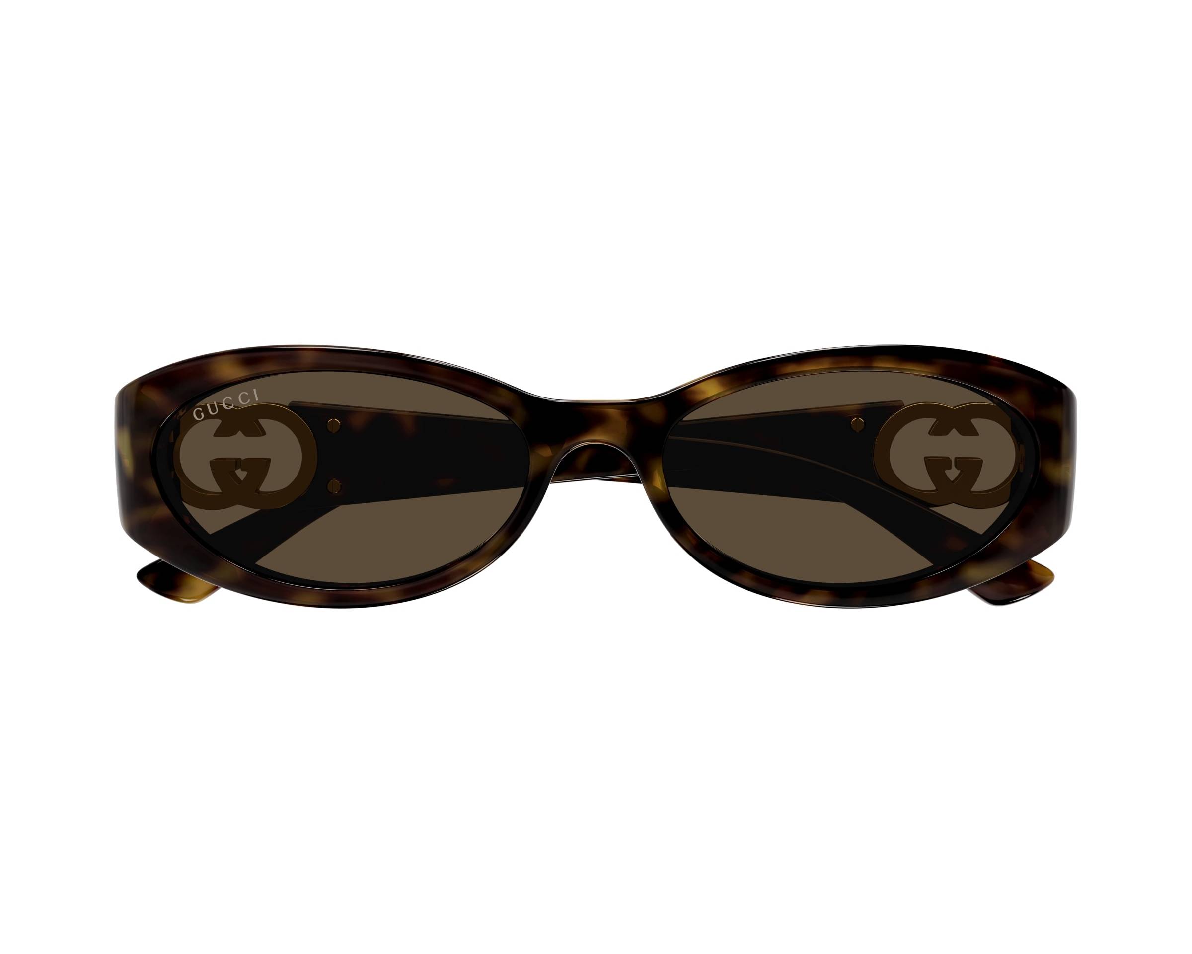 Gucci GG1660S 002 54-16 Havana  vue de profil