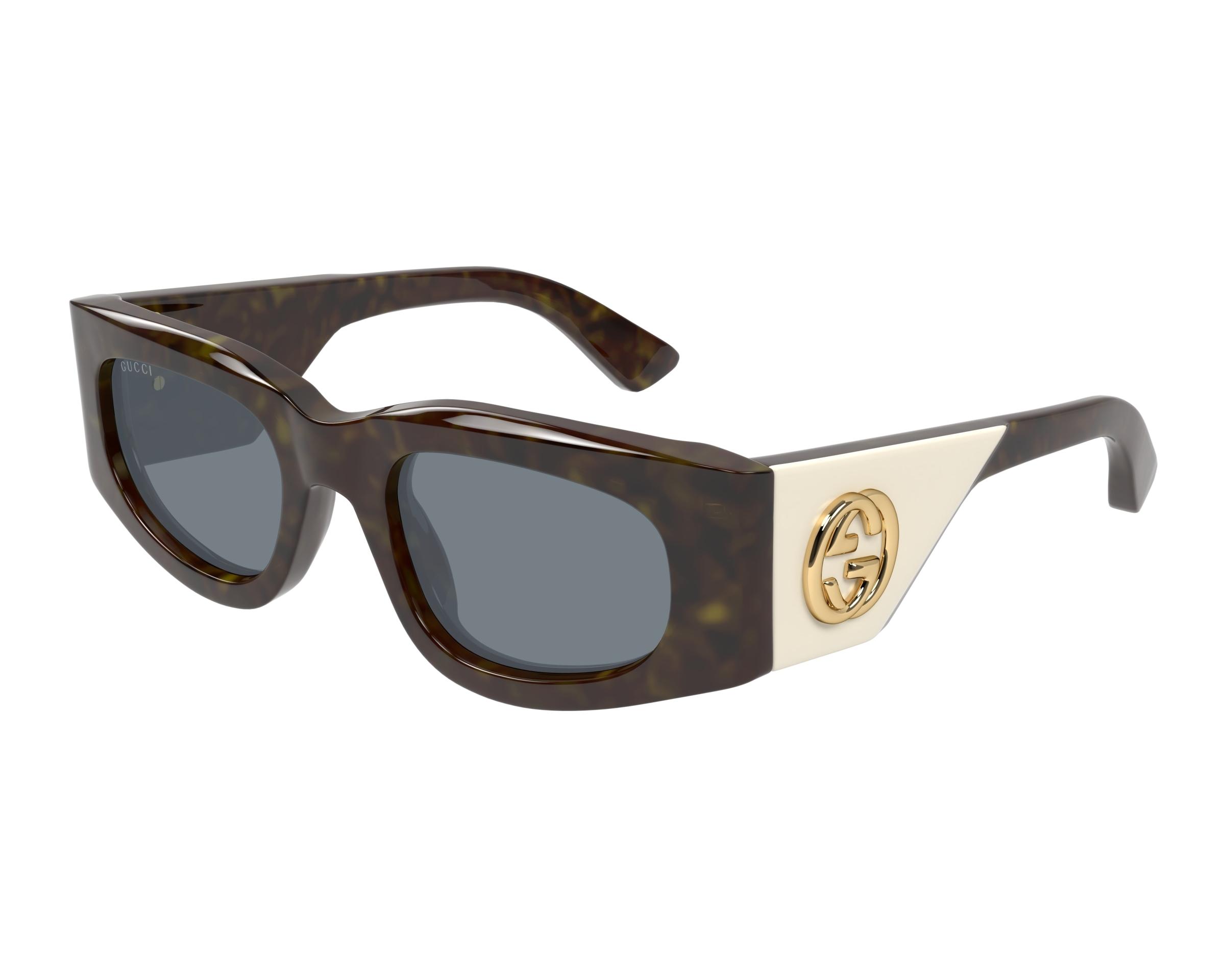 Gucci GG1664S 003 51-21 Havane  vue de c&ocirc;t&eacute;