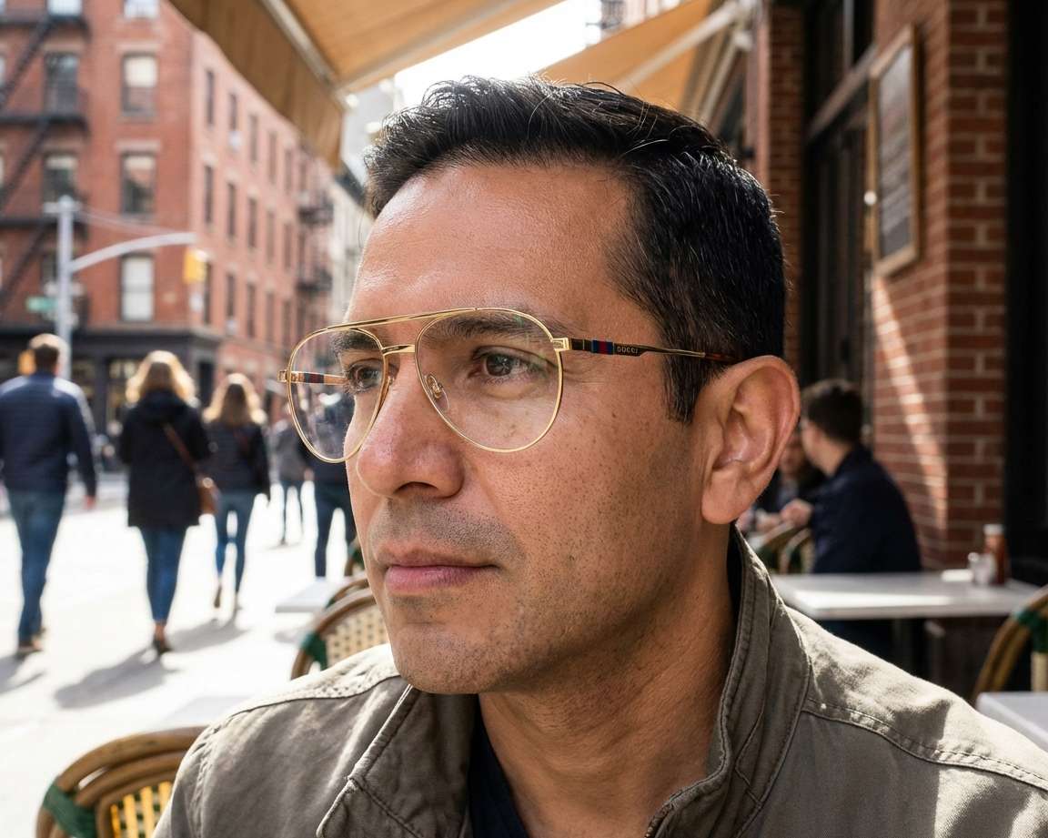 Gucci GG1679O 002 56-15 Or  autre vue