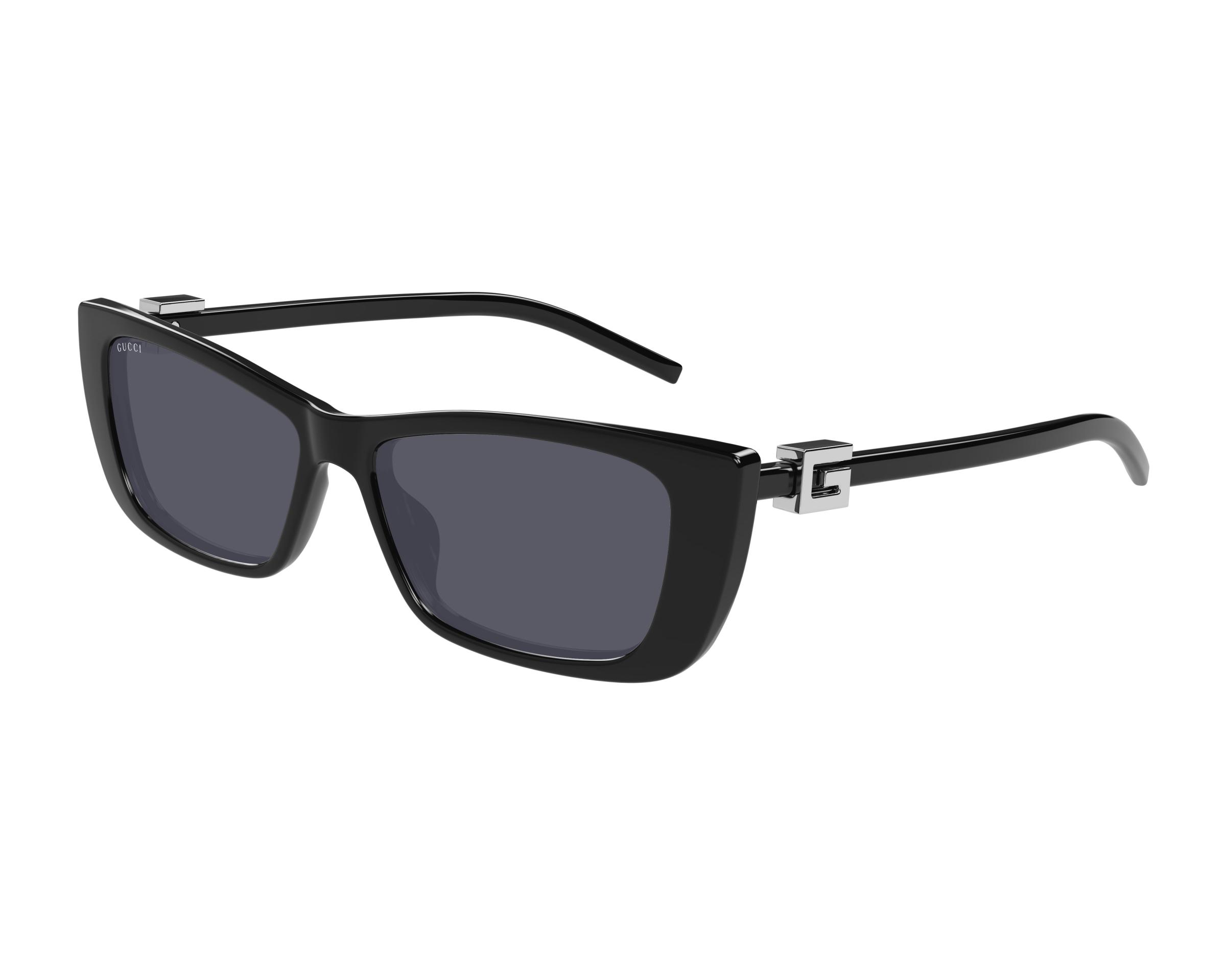 Gucci Sunglasses Gg1681s 001 Black Black Grey 53/14/140 - NWT Gucci GG1681S XS (53 - 14) with Grey lenses and Black frame  main image 4