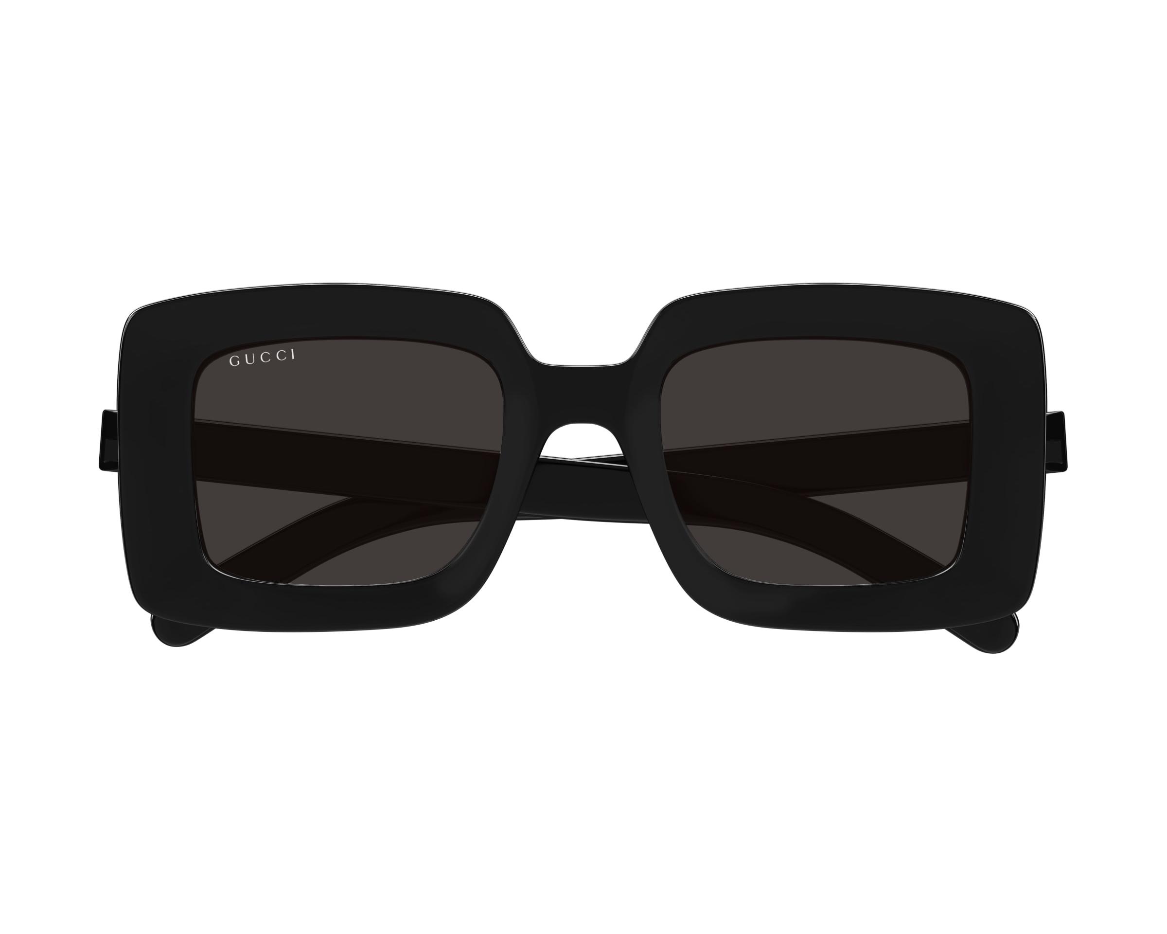 NWT GUCCI SUNGLASSES WOMEN BLACK EYEWEAR GUCCI Gucci Oversized Square Sunglasses, Black - Bergdorf Goodman main image 2