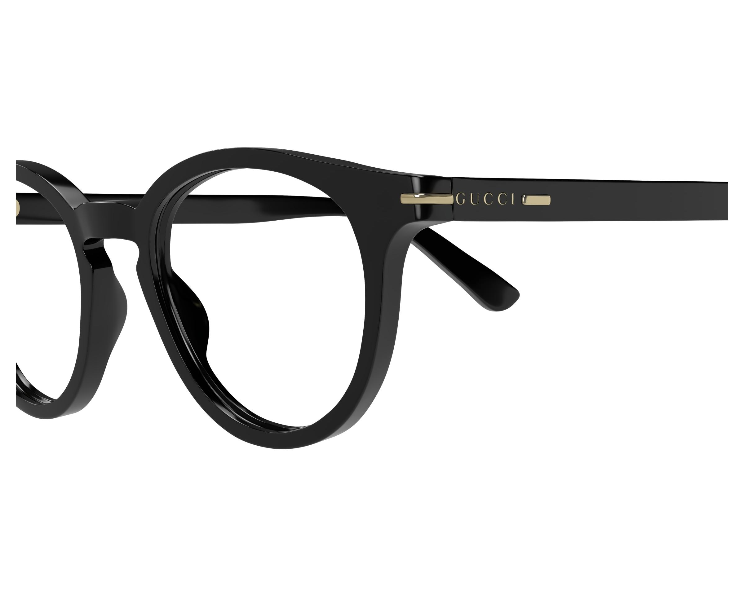 Gucci GG1727O 001 48-20 Black  vue de c&ocirc;t&eacute;