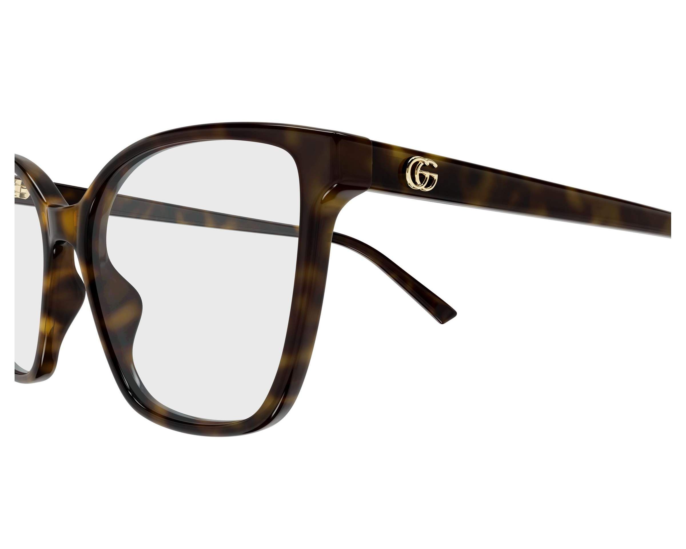 Gucci GG1995O 006 56-16 Havane  vue de c&ocirc;t&eacute;
