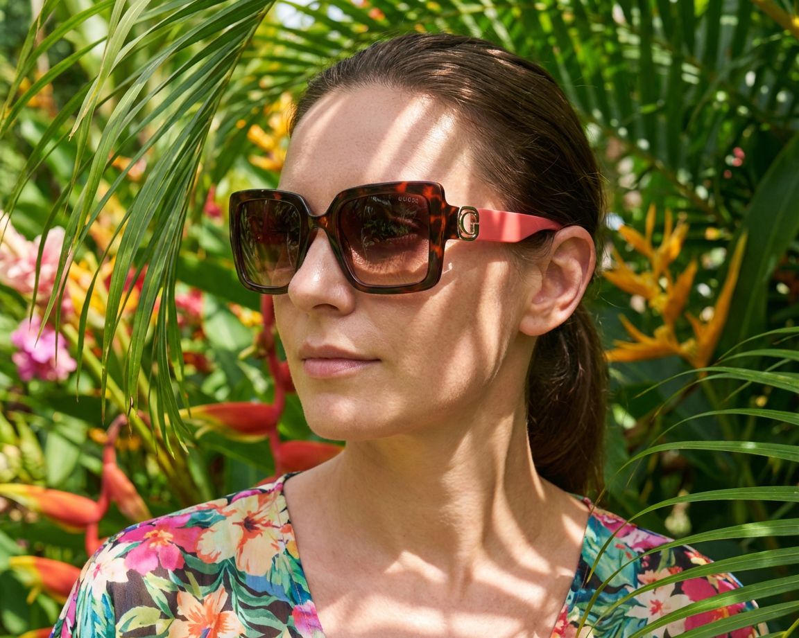 Guess GU00103-S 52F 52-23 Havane Or vue 360 degr&eacute;s 5