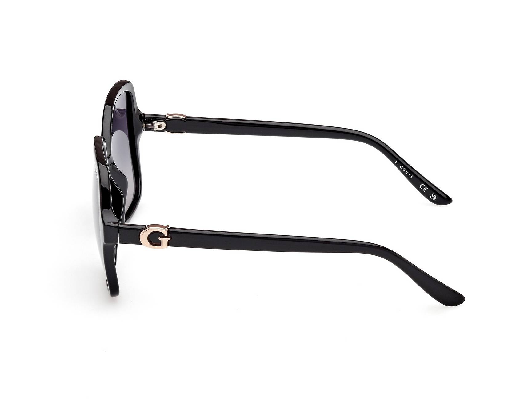 Guess GU00190S 01D 57-17 Noir  vue de face
