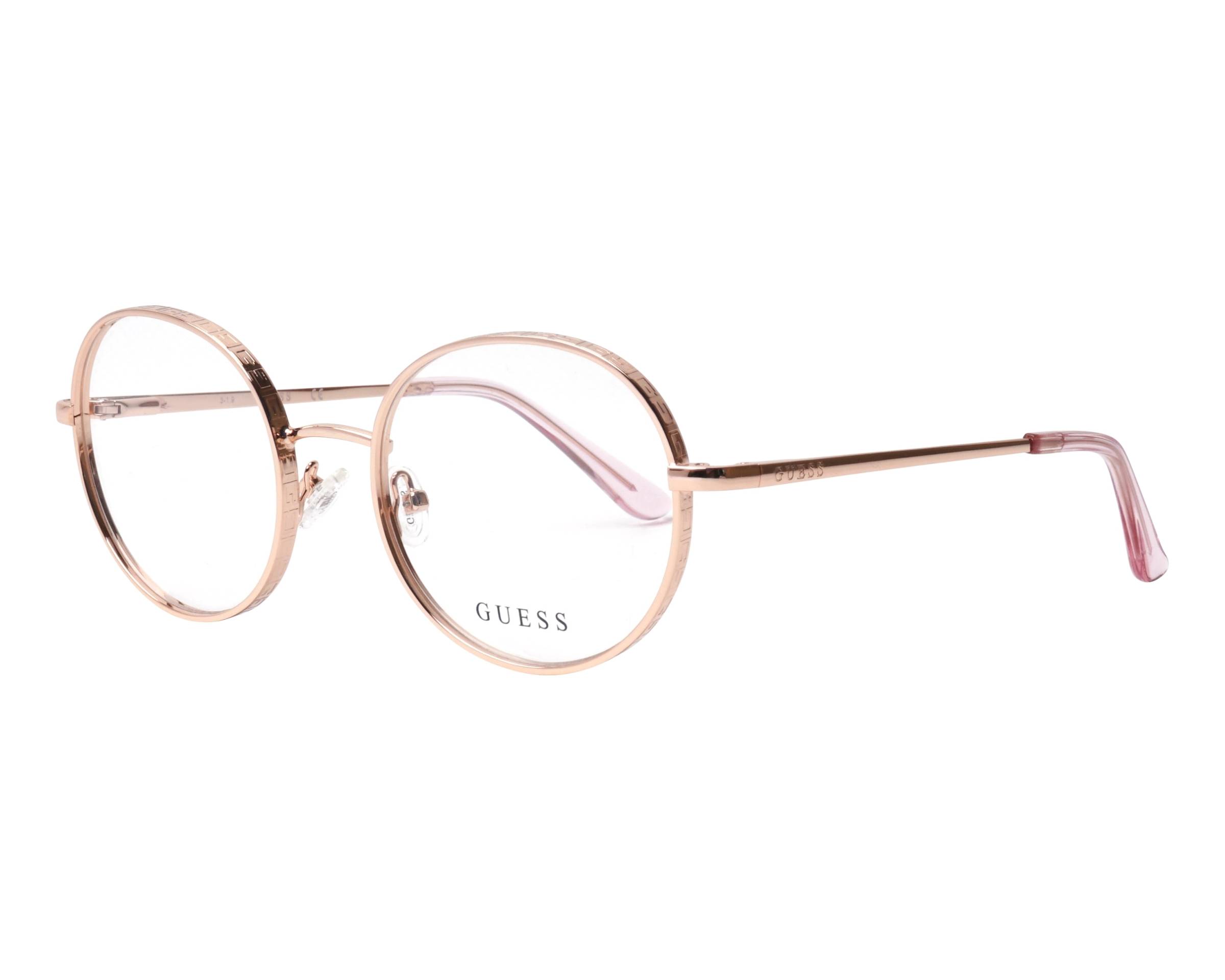 lunette de vue guess rose gold