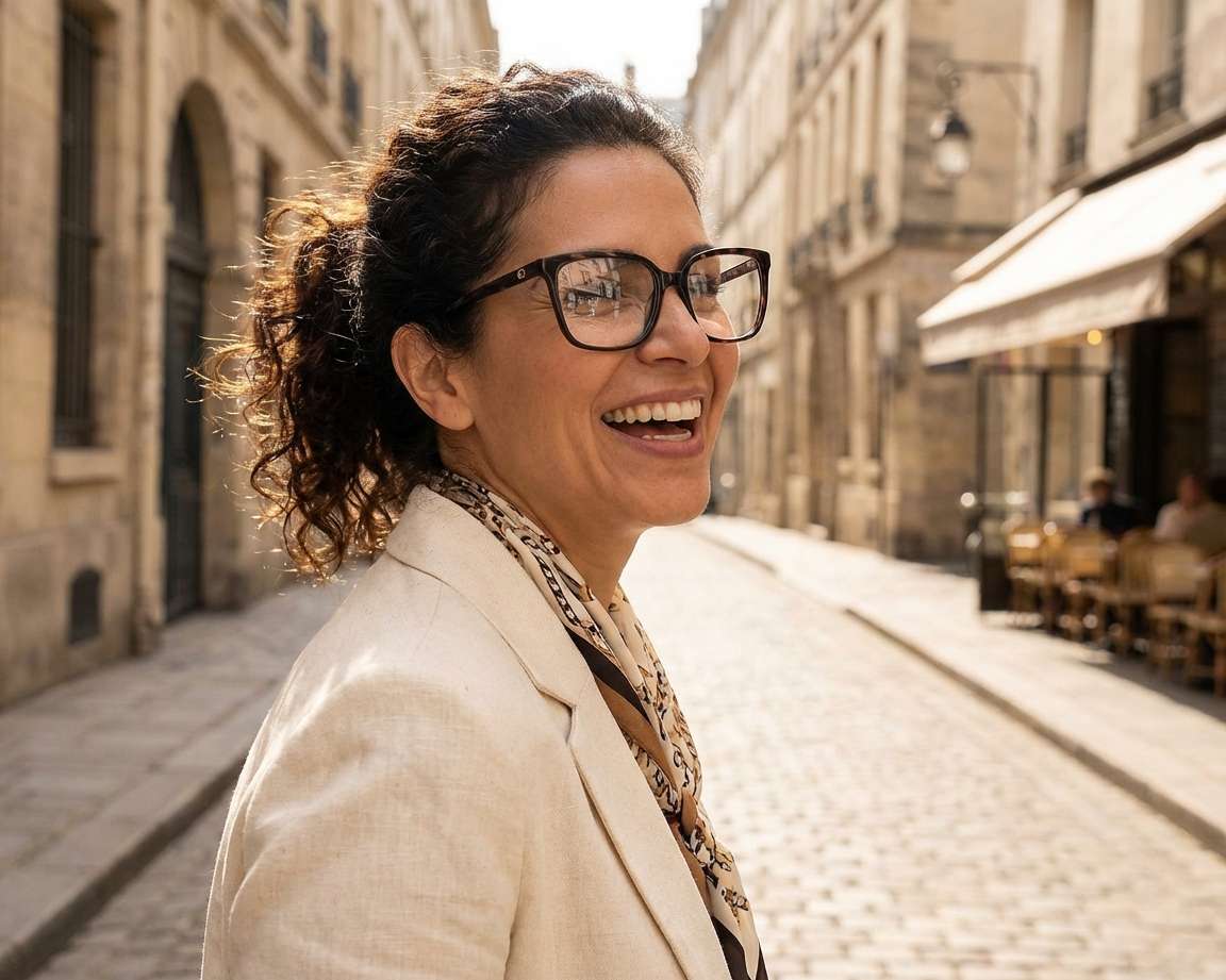 Guess GU2871-V 052 54-17 Havane  vue de c&ocirc;t&eacute;