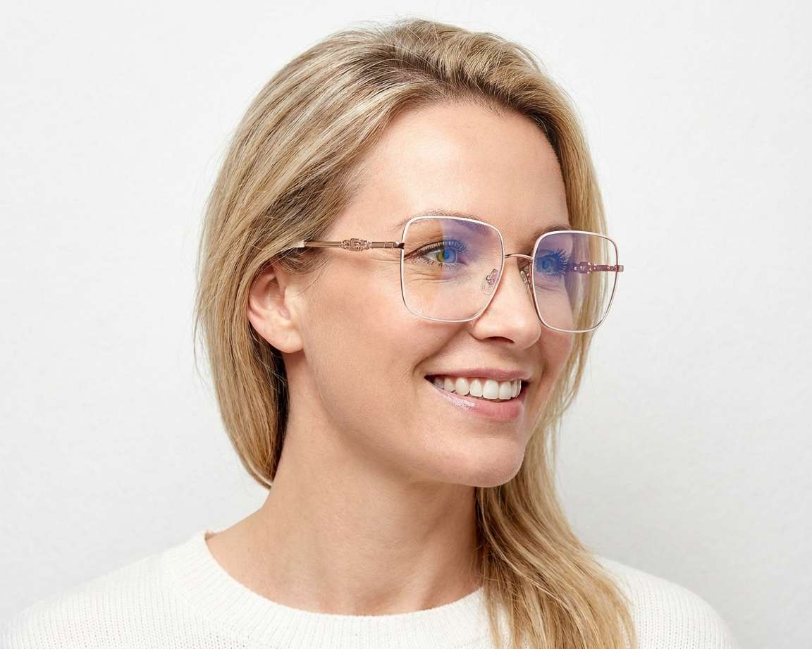 Guess GU2953V 024 53-17 weiß roségold vue de c&ocirc;t&eacute;