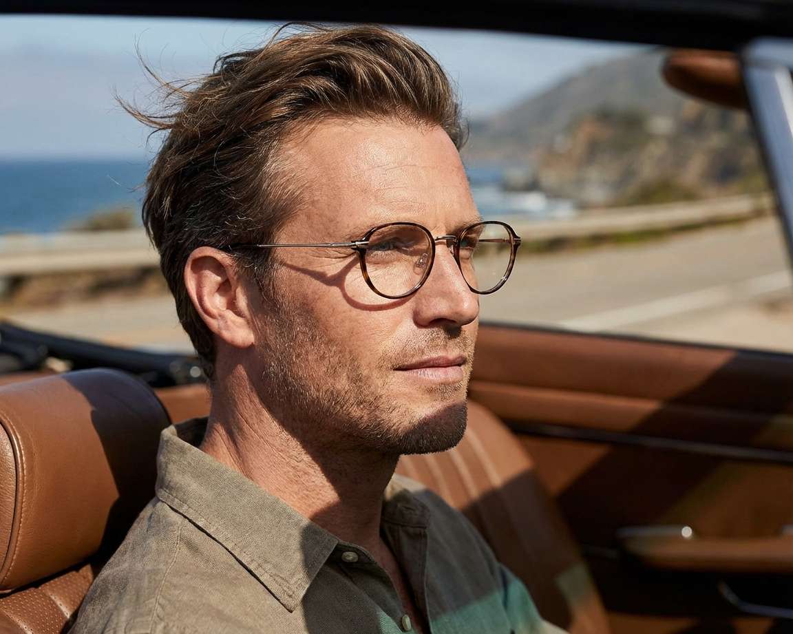 Guess GU50079/V 052 51-22 Marron Rose doré vue de c&ocirc;t&eacute;