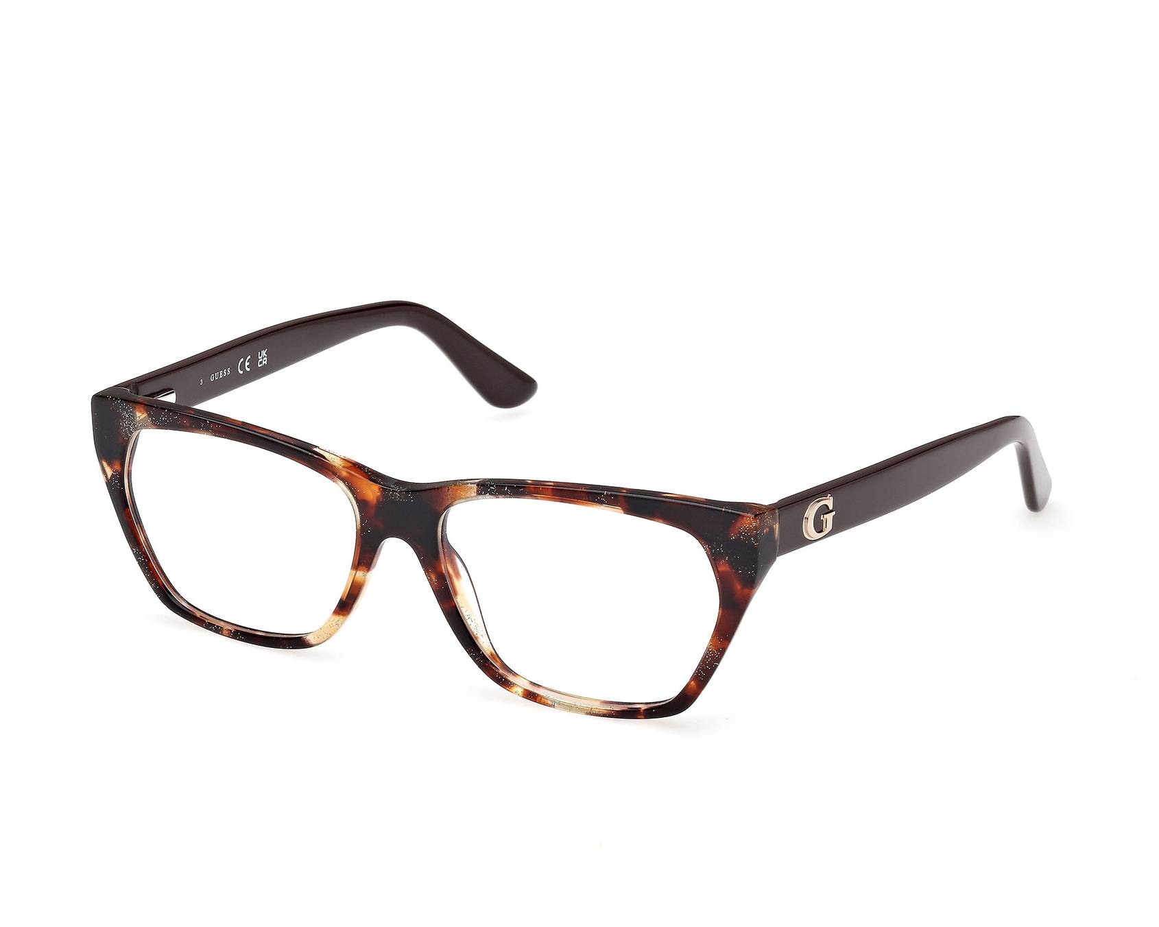 Guess GU50234/V 052 54-15 Havane Marron vue de profil